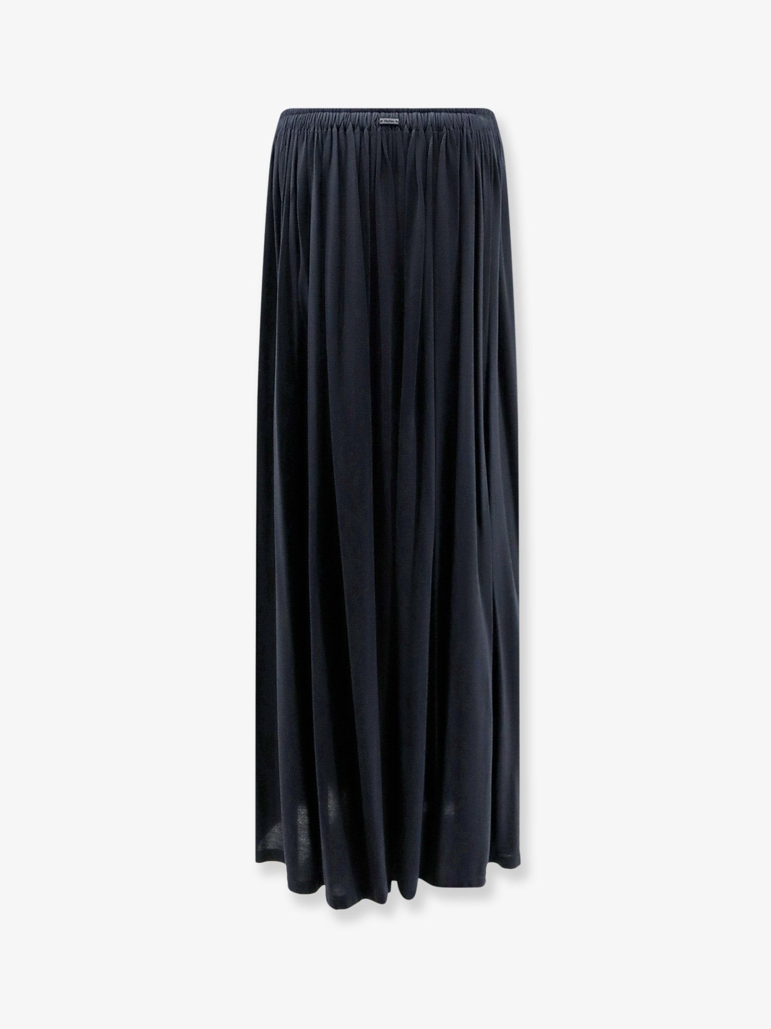 MXMLivrea pleated jersey long skirt - Image 2