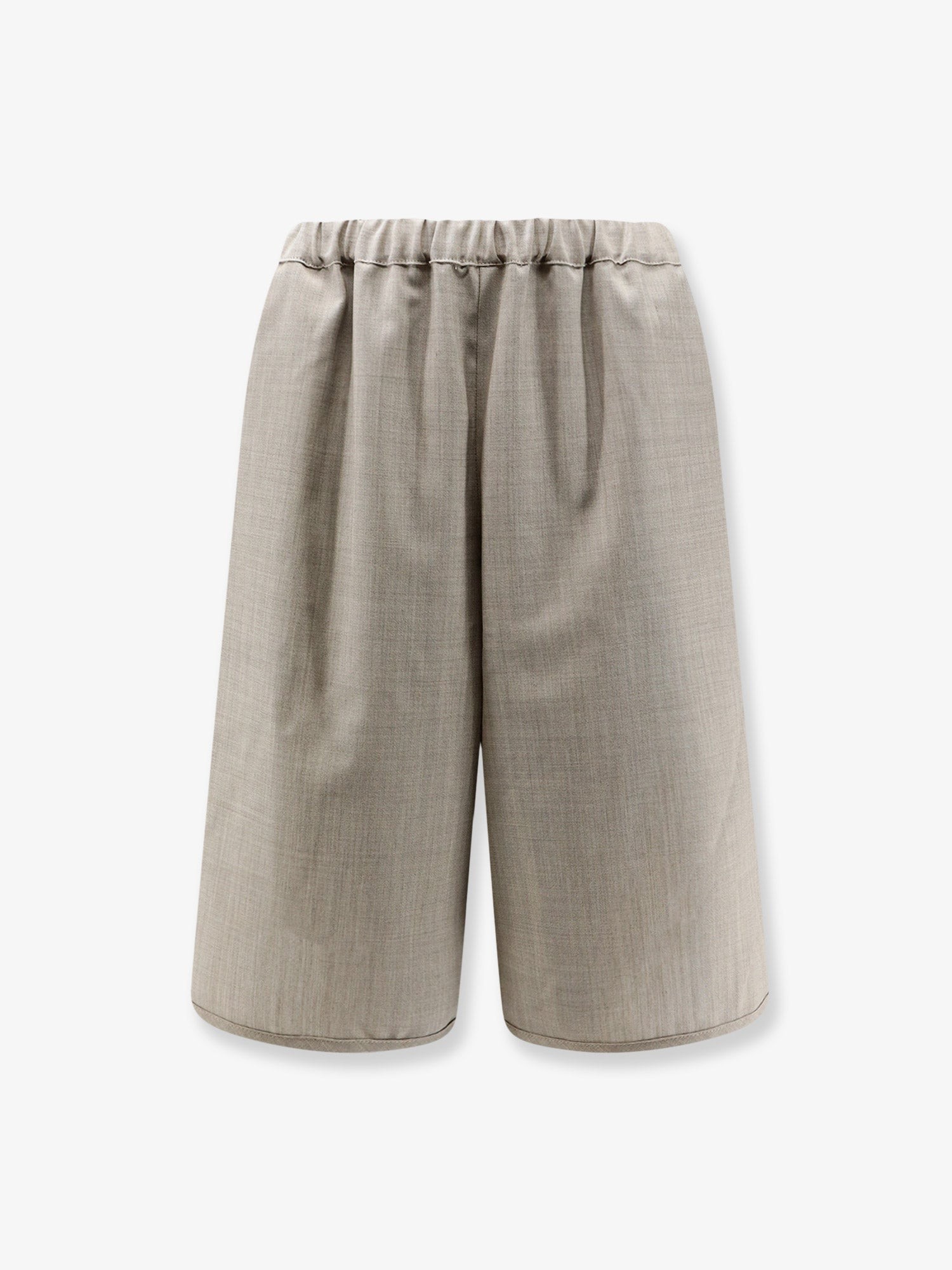 Nelis mélange virgin wool bermuda shorts