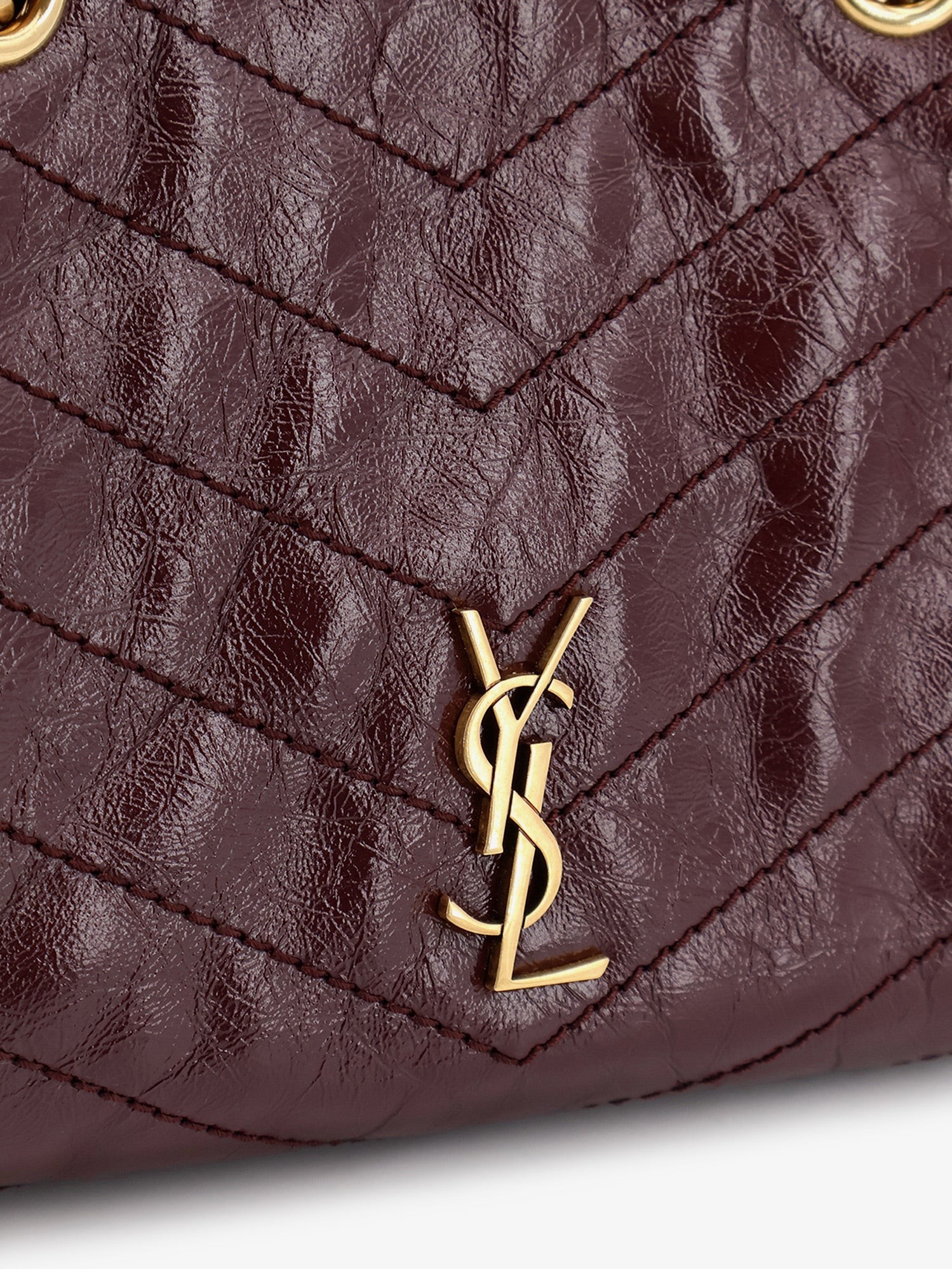 Niki vintage-effect leather shopping bag - Image 4