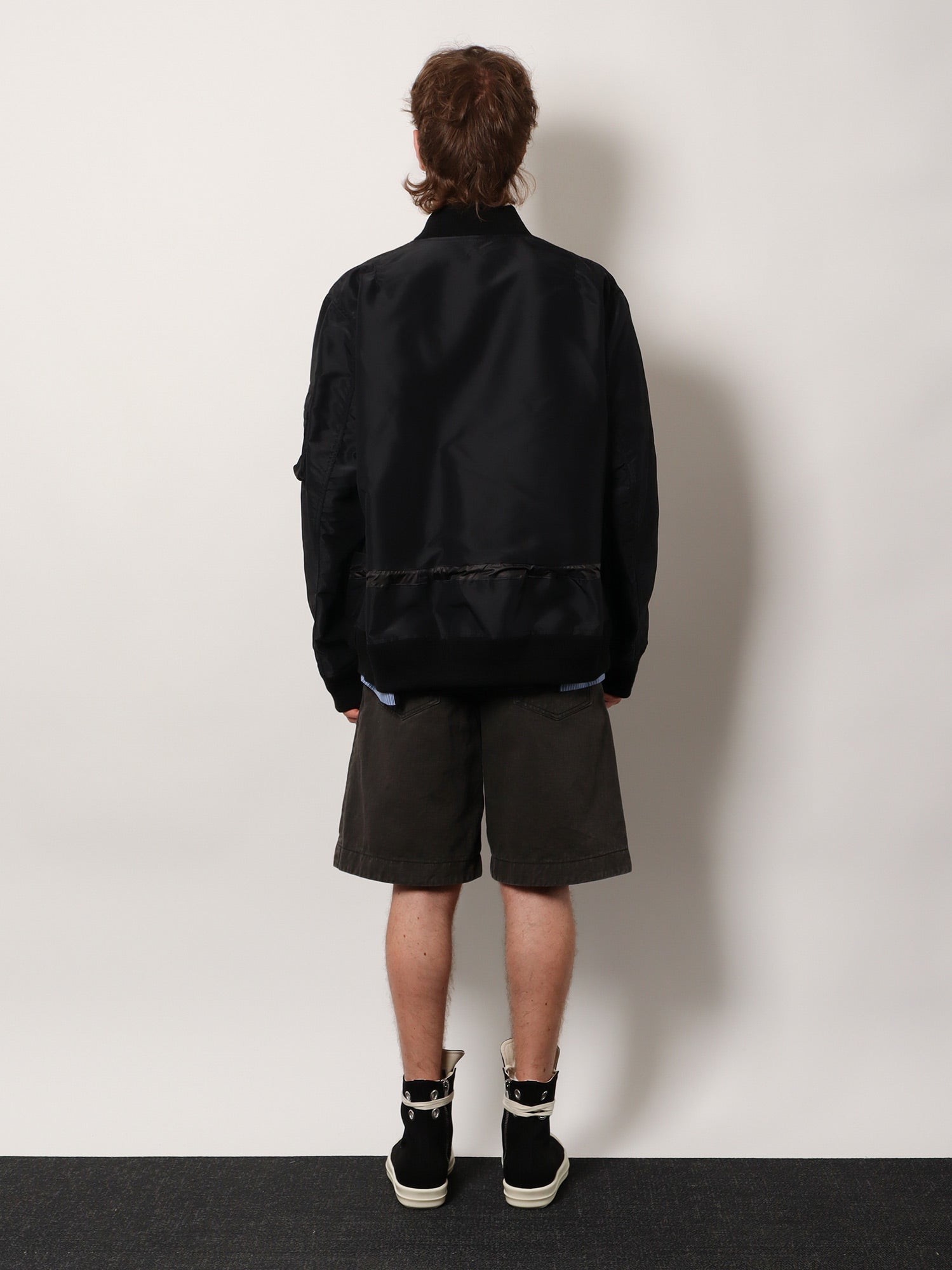 Nylon bomber jacket - Image 3