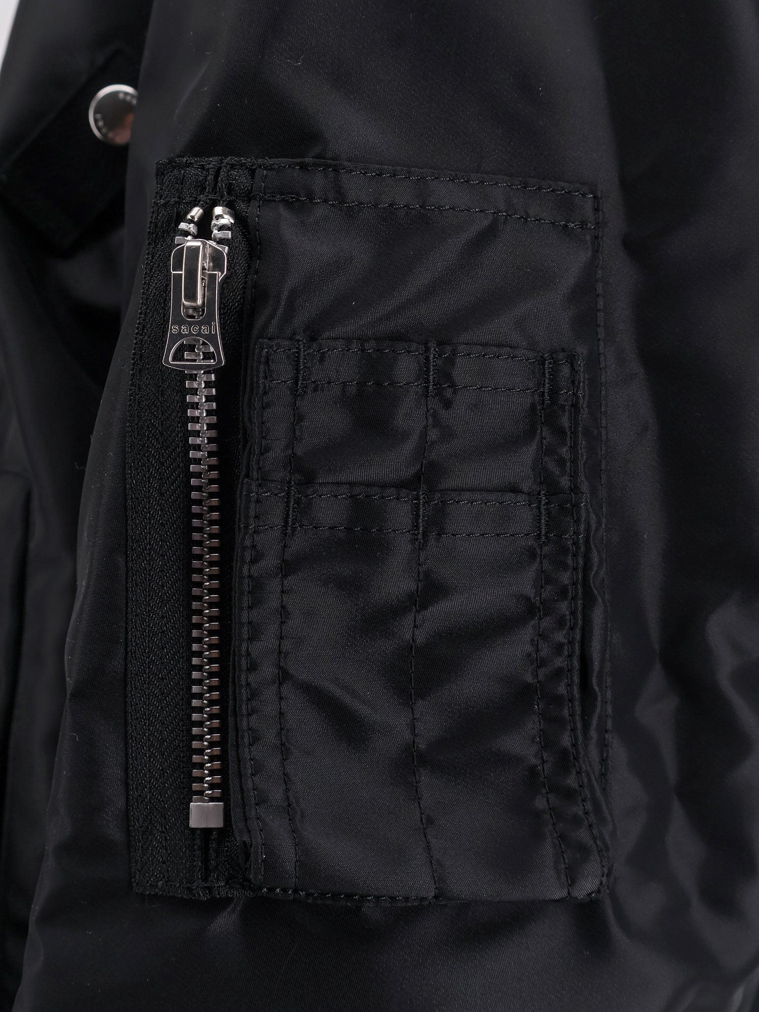 Nylon bomber jacket - Image 5