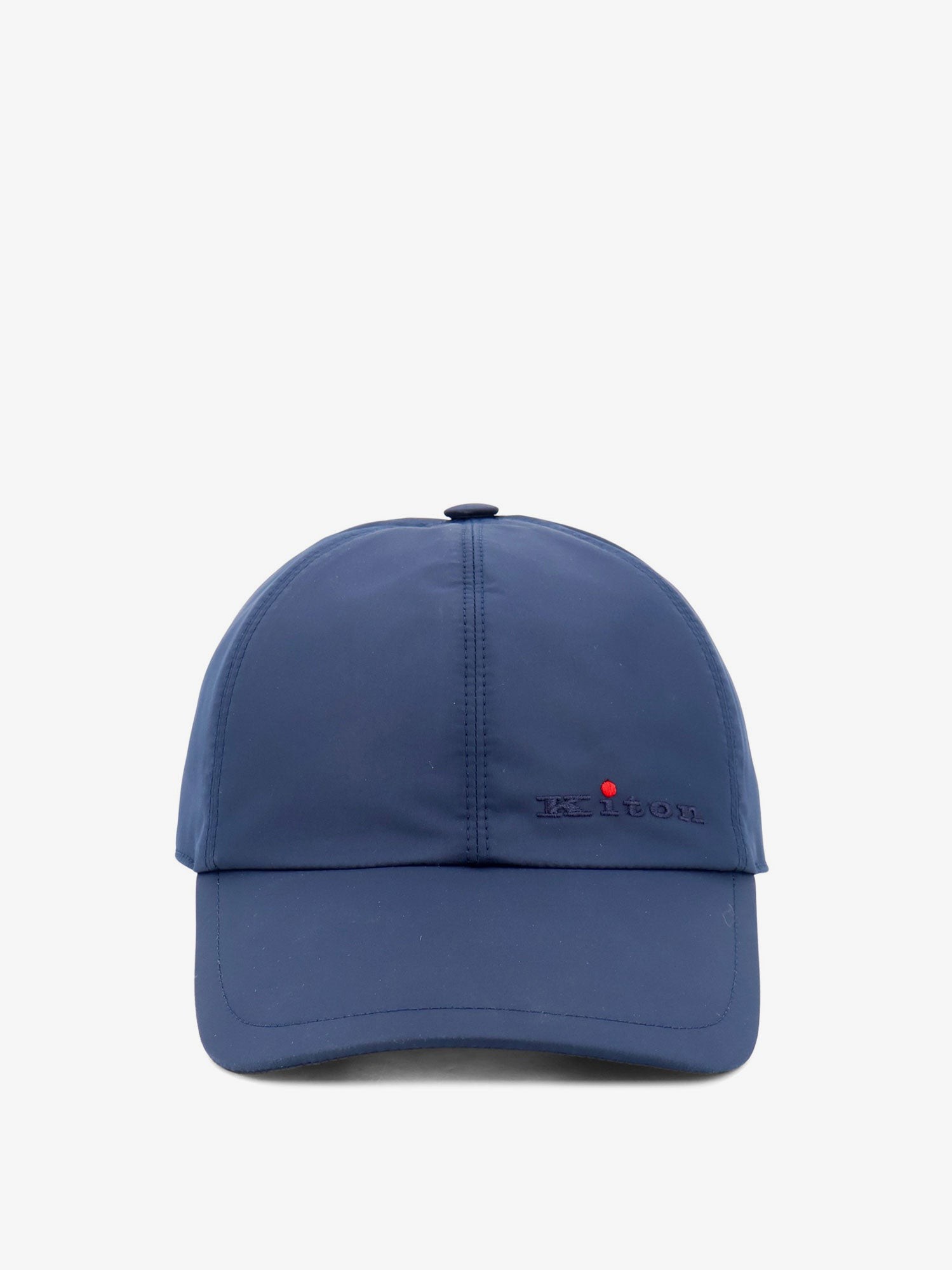 Nylon hat with embroidered logo on the front