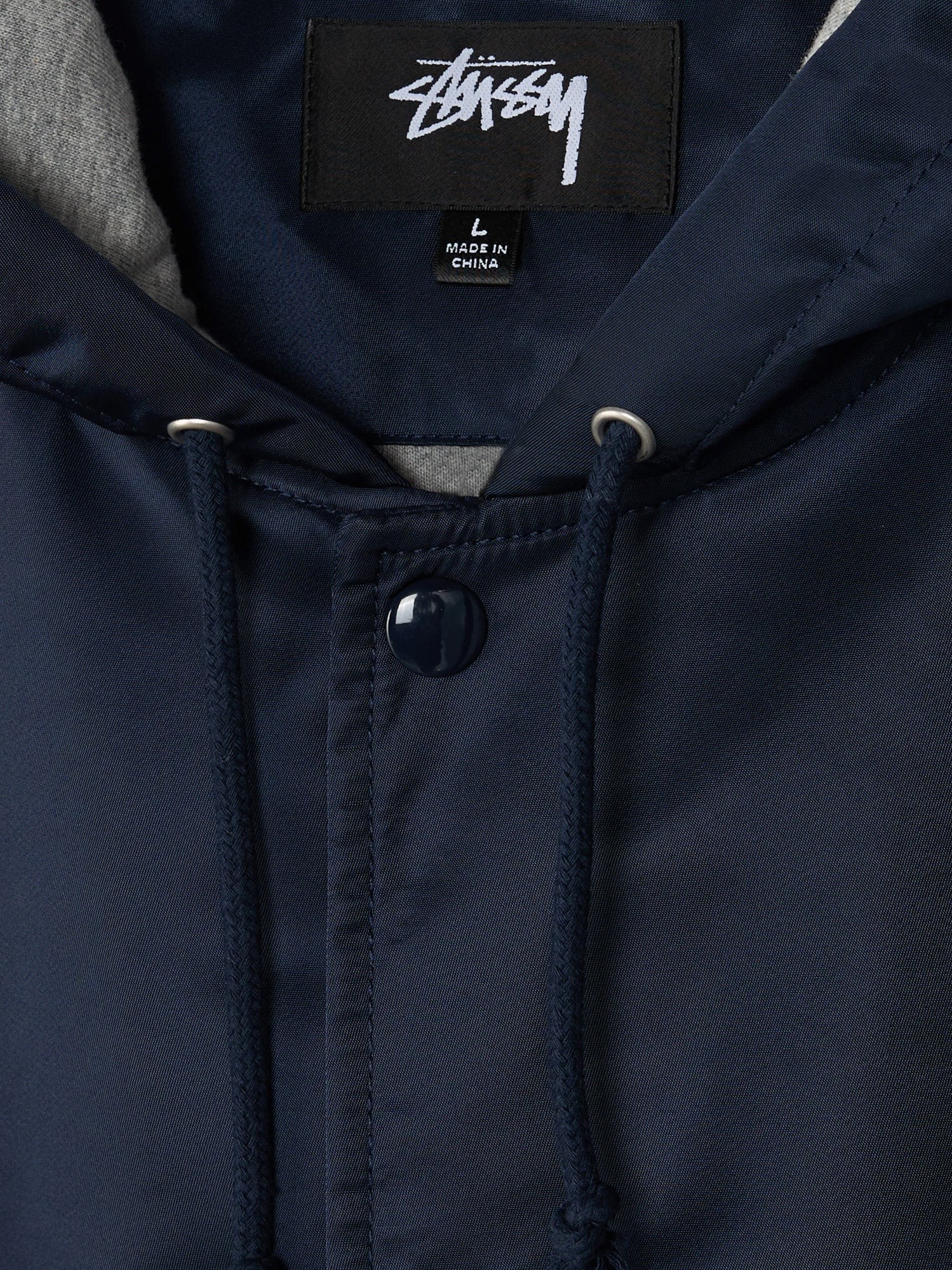 Nylon jacket with back lettering logo - Image 3