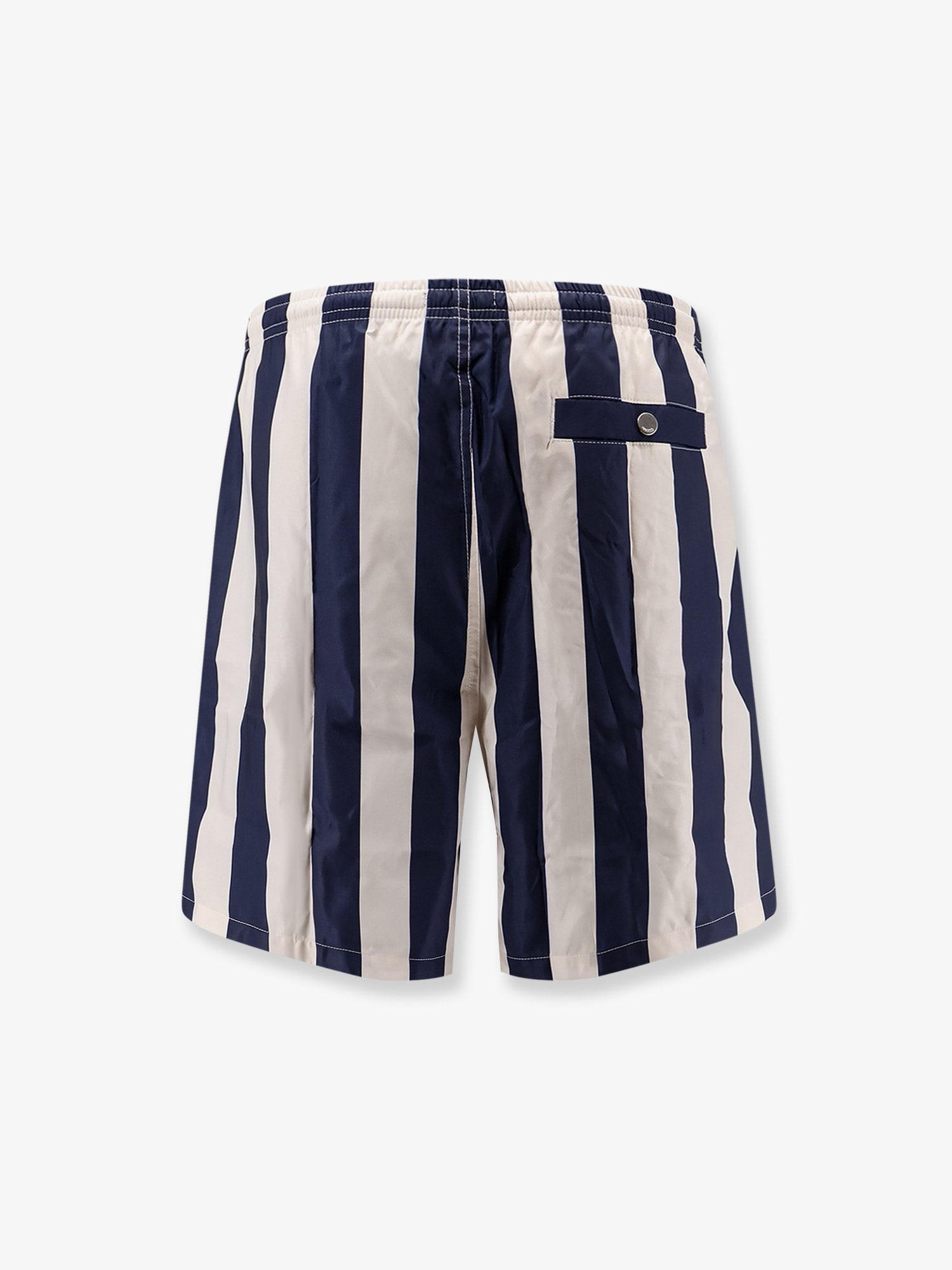 Nylon swim shorts with striped pattern - Image 2