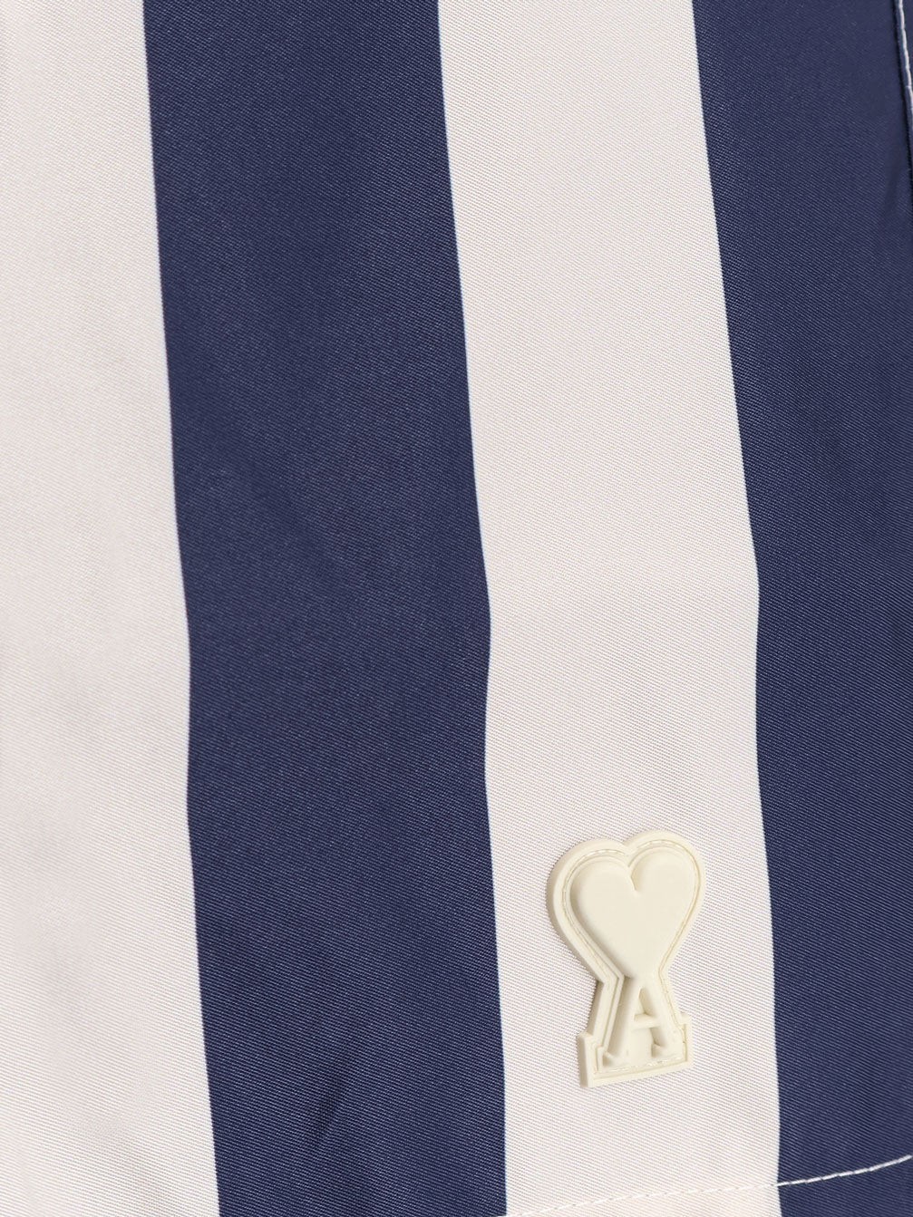 Nylon swim shorts with striped pattern - Image 3
