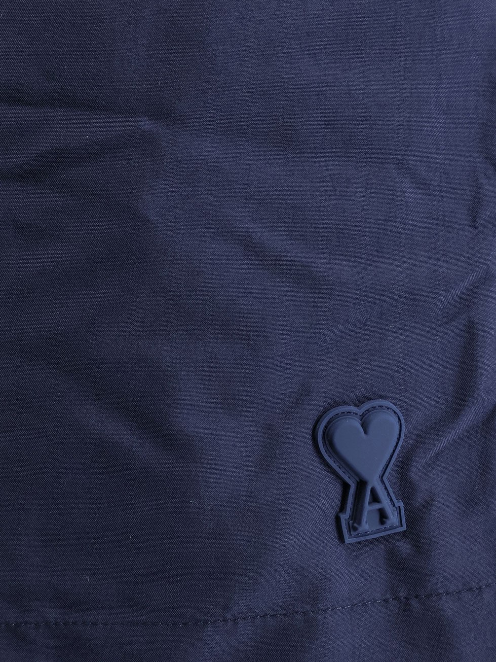 Nylon swimsuit with tone-on-tone logo patch - Image 3