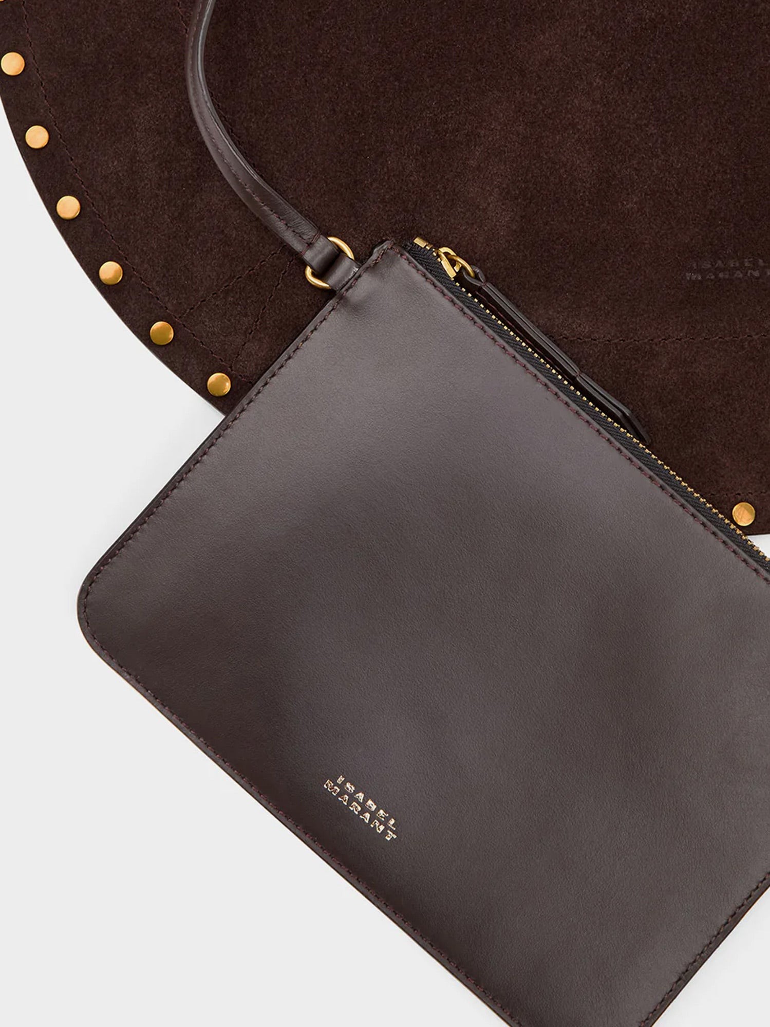 Oskan Hobo Suede Shoulder Bag - Image 4