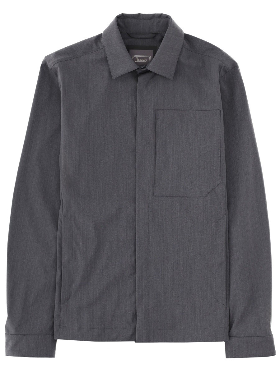 OVERSHIRT IN MISTO LANA