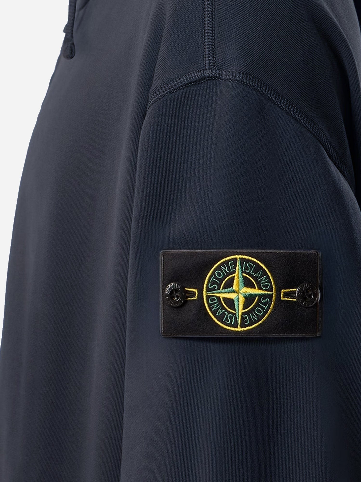Oversize biologic cotton sweatshirt with zip - Image 3