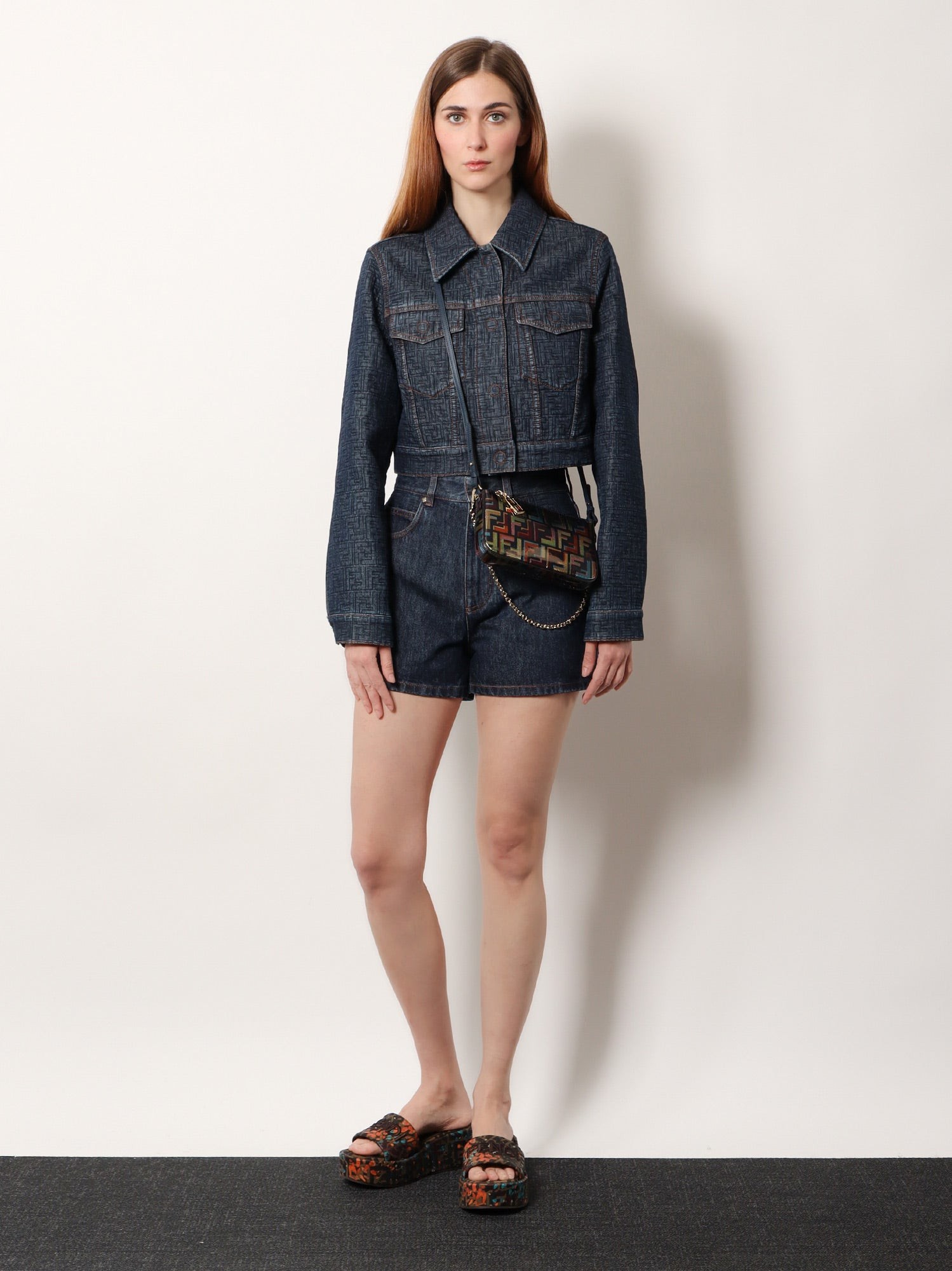 Padded denim jacket - Image 2
