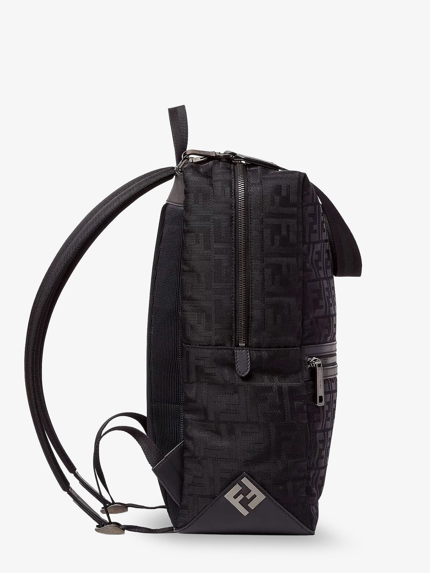 Padded FF nylon Fendi Lui backpack - Image 3