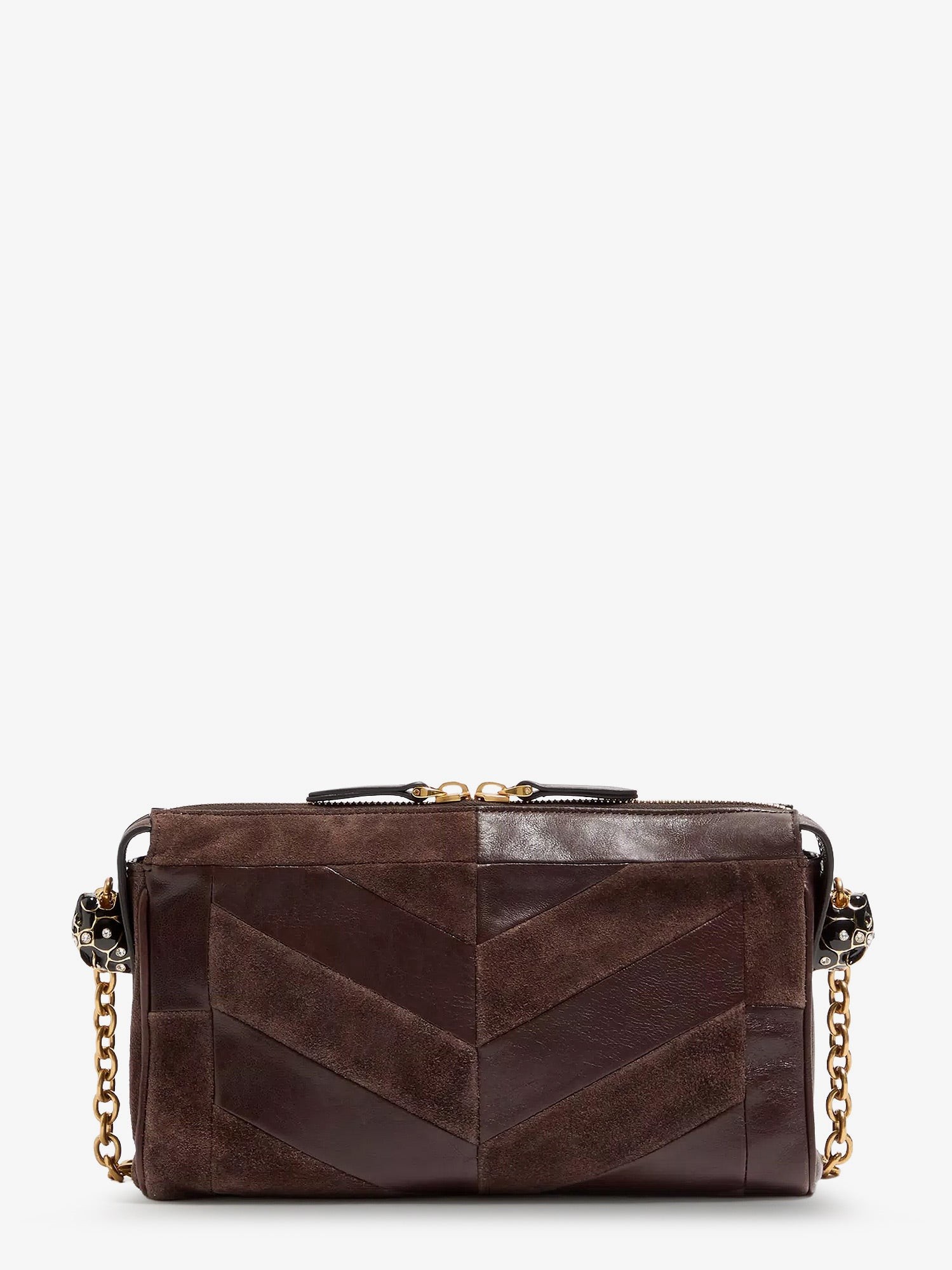 Panthea suede and leather crossbody bag - Image 2