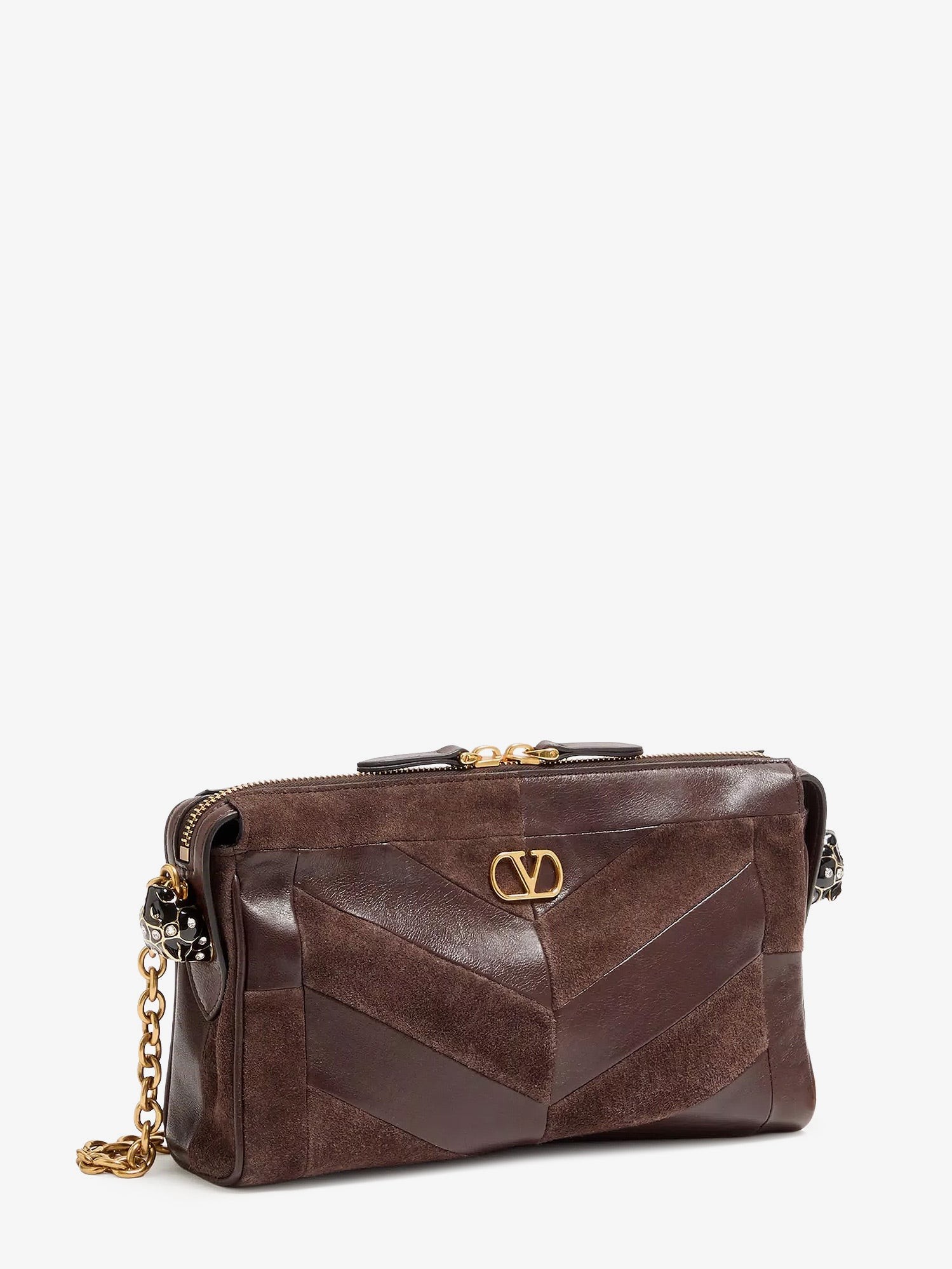 Panthea suede and leather crossbody bag - Image 3