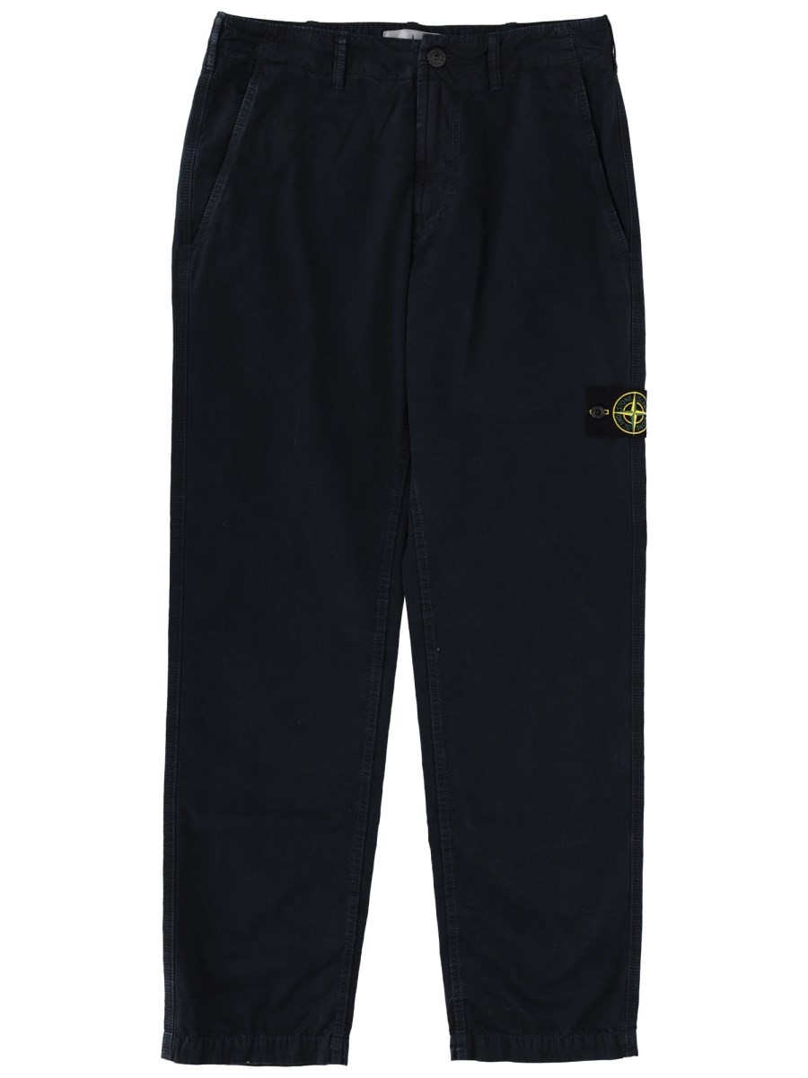 PANTS WITH LOGO PATCH
