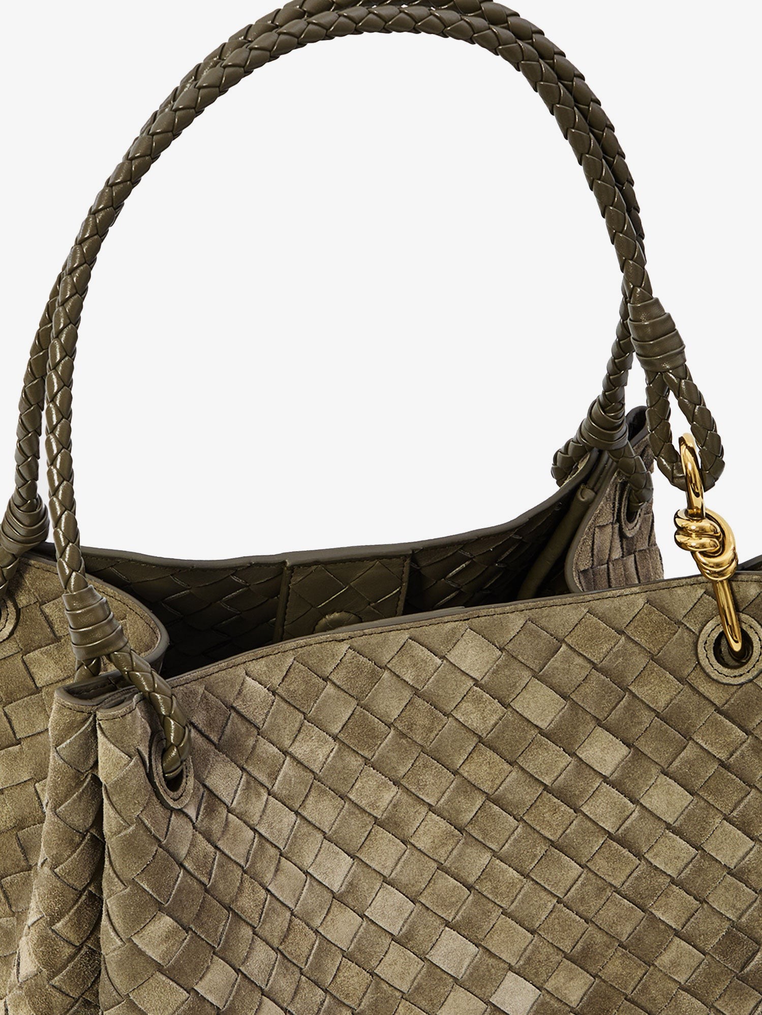 Parachute Large suede shoulder bag - Image 4