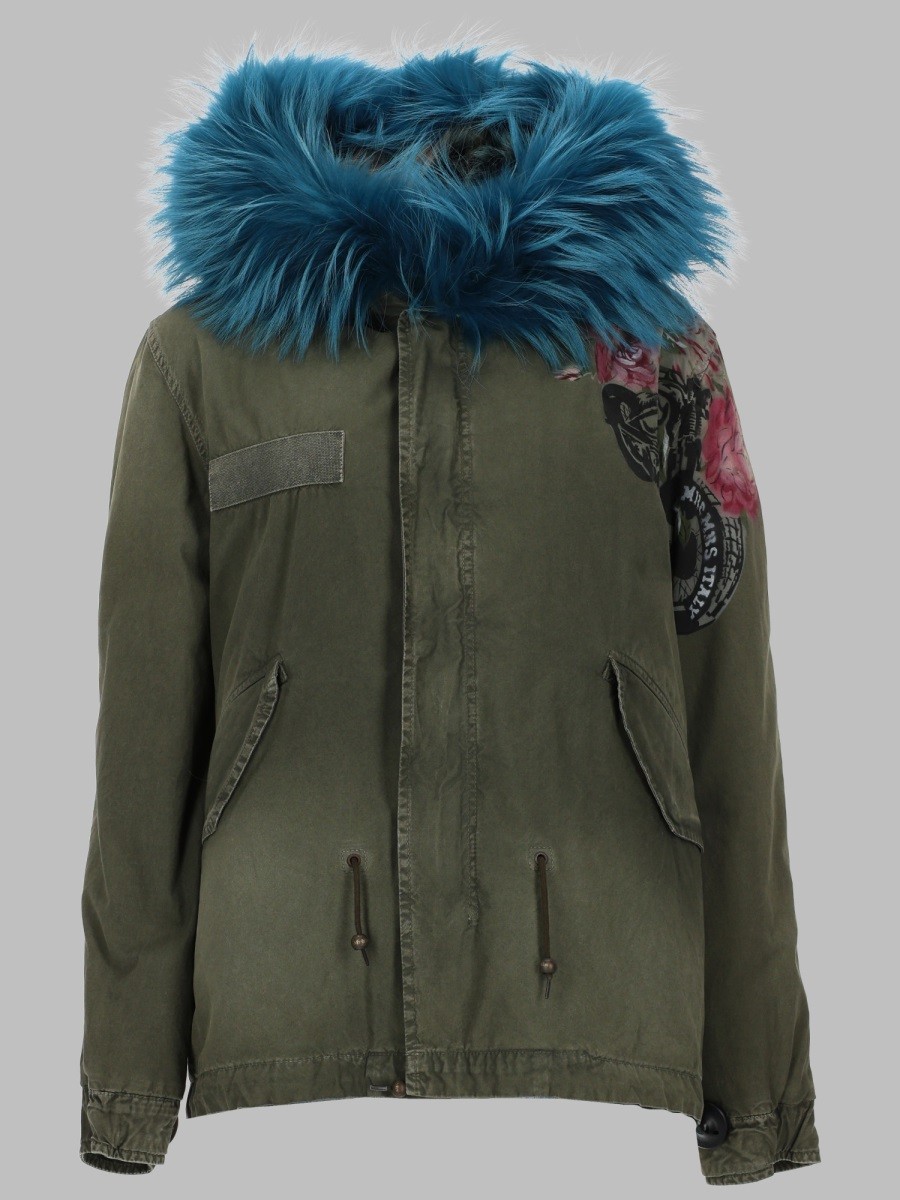 PARKA IN COTONE CON STAMPA