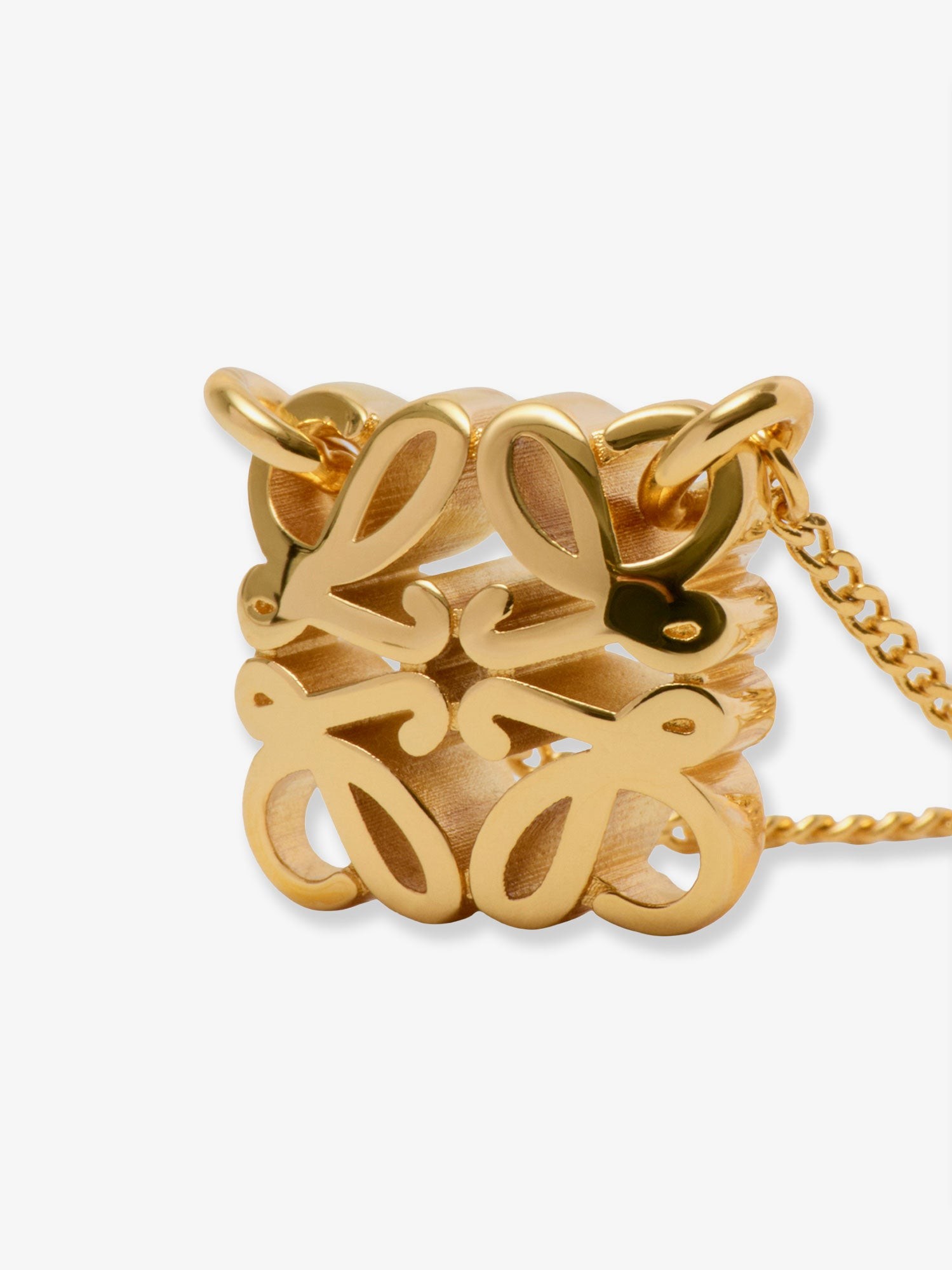 Paula's Ibiza -Anagram Bombè Brass Necklace - Image 2