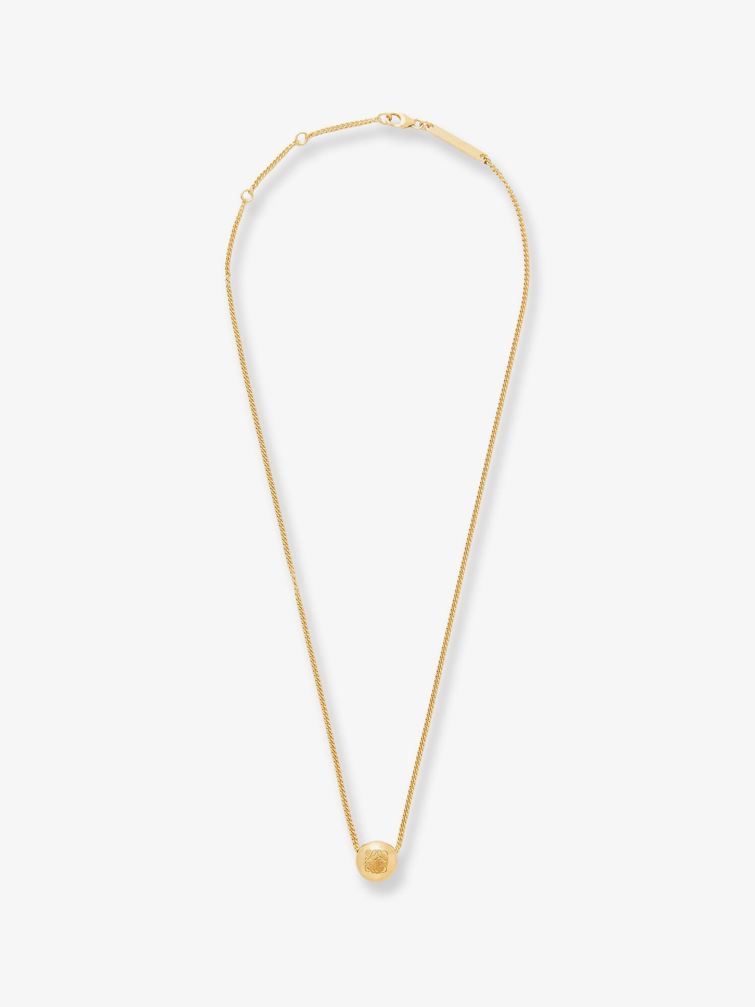 Paula's Ibiza -Anagram Pebble silver necklace