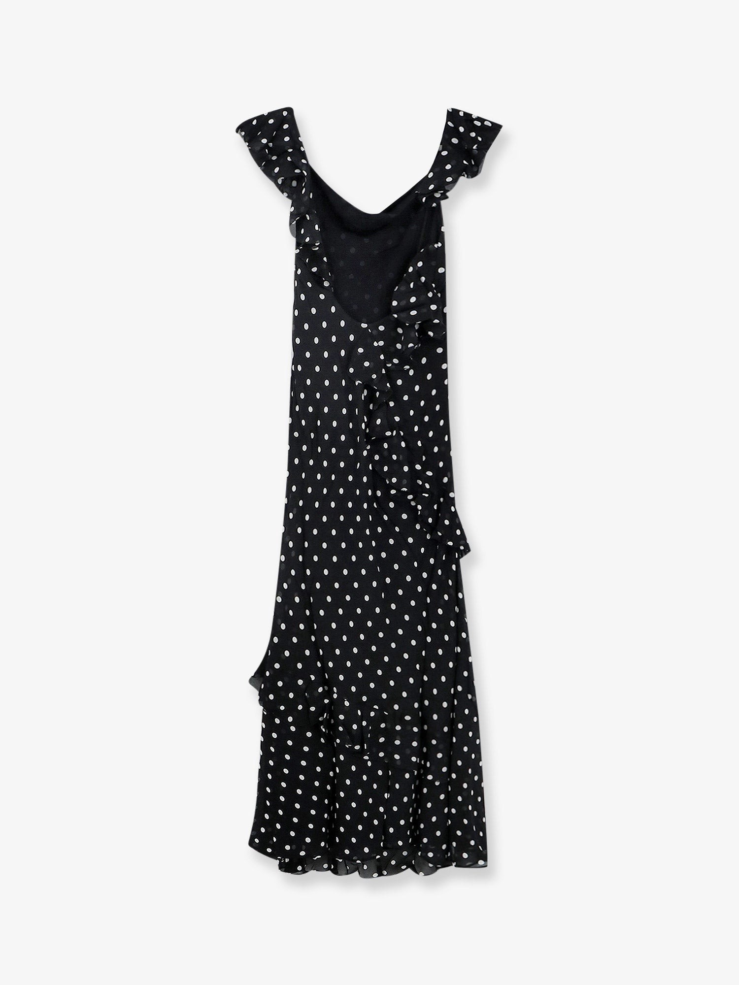 Polka-dots viscose dress - Image 2