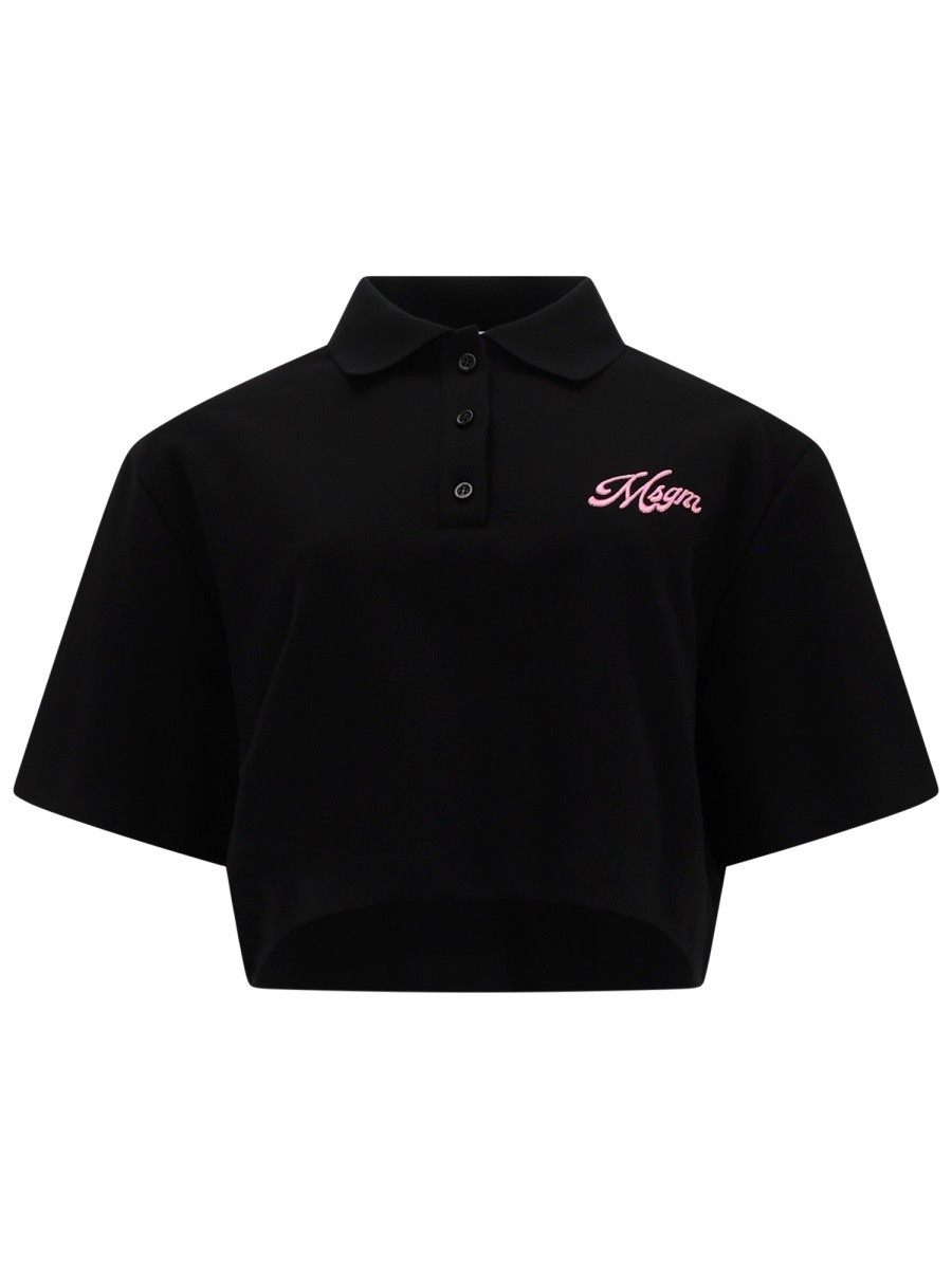 POLO CROP CON LOGO