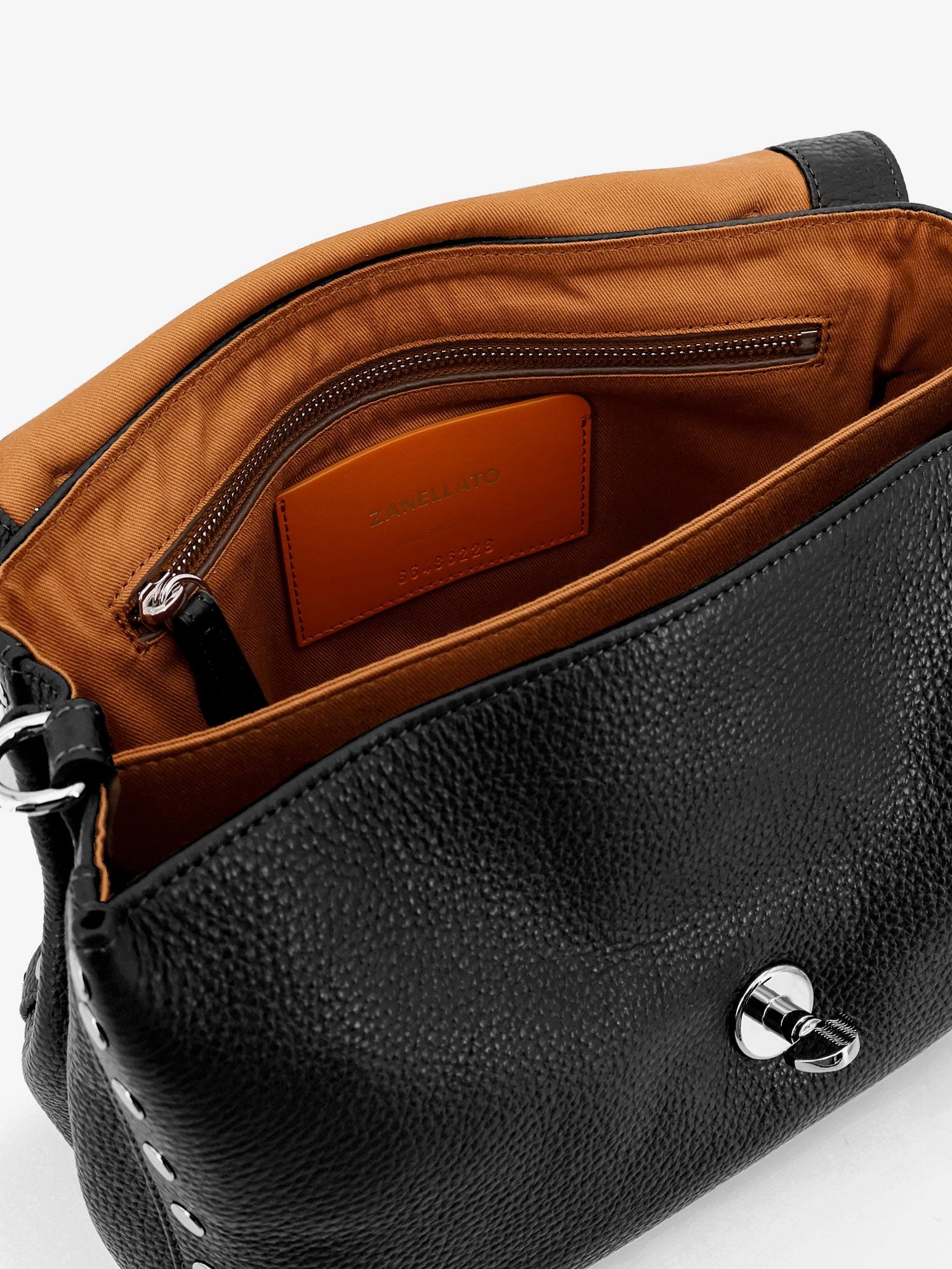 Postina® S textured leather crossbody bag - Image 4