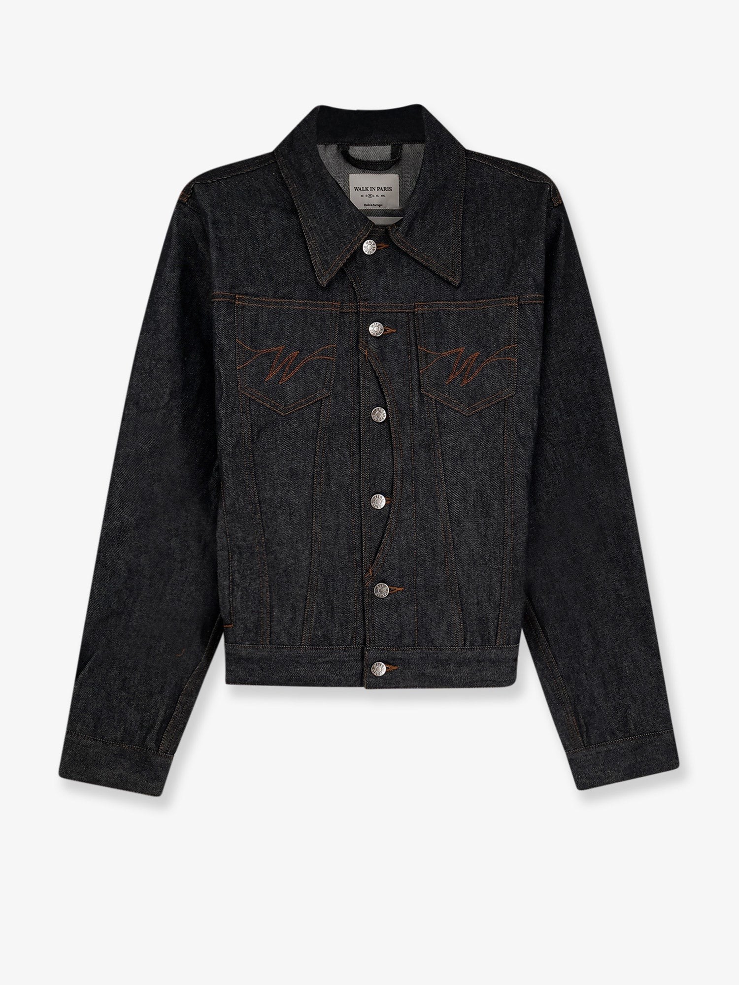 Postman dark denim jacket