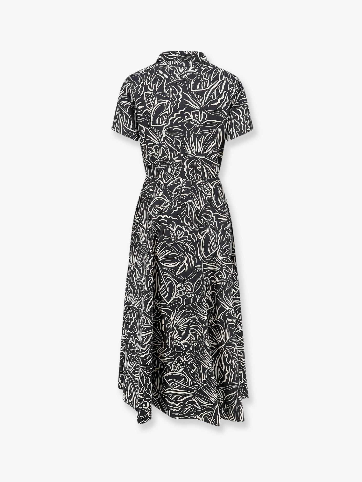 Printed cotton chemisier dress - Image 2