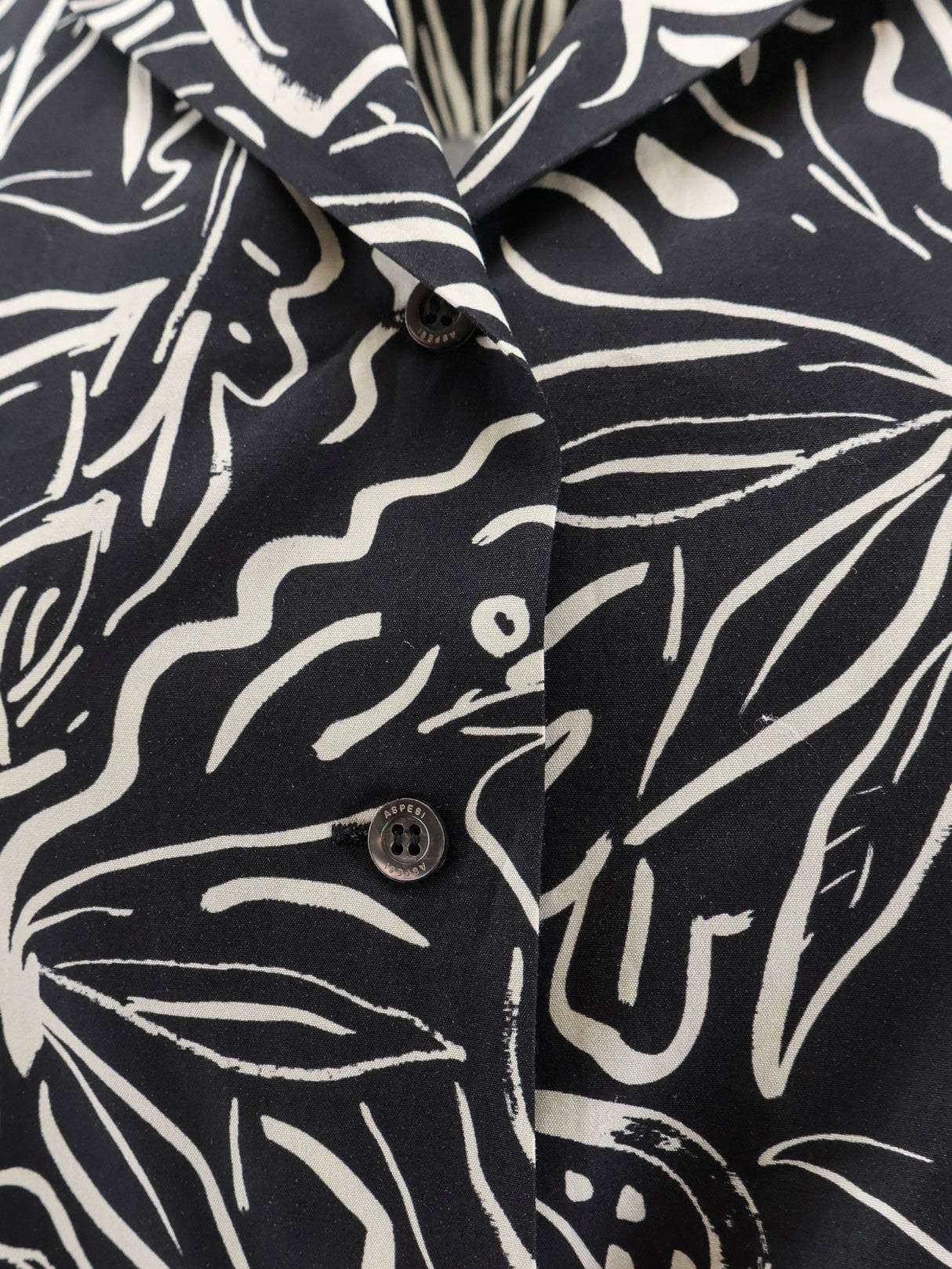 Printed cotton chemisier dress - Image 3