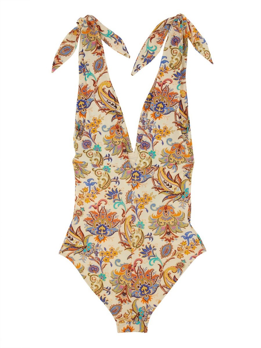 PRINTED ONE-PIECE SWIMSUIT - Image 3