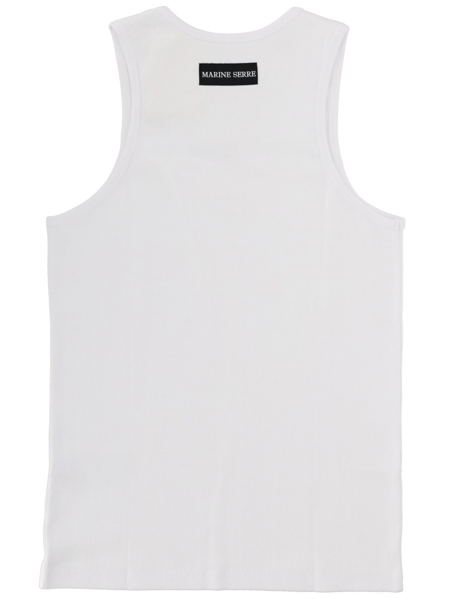 RIBBED TANK TOP WITH MOON LOGO - Image 6