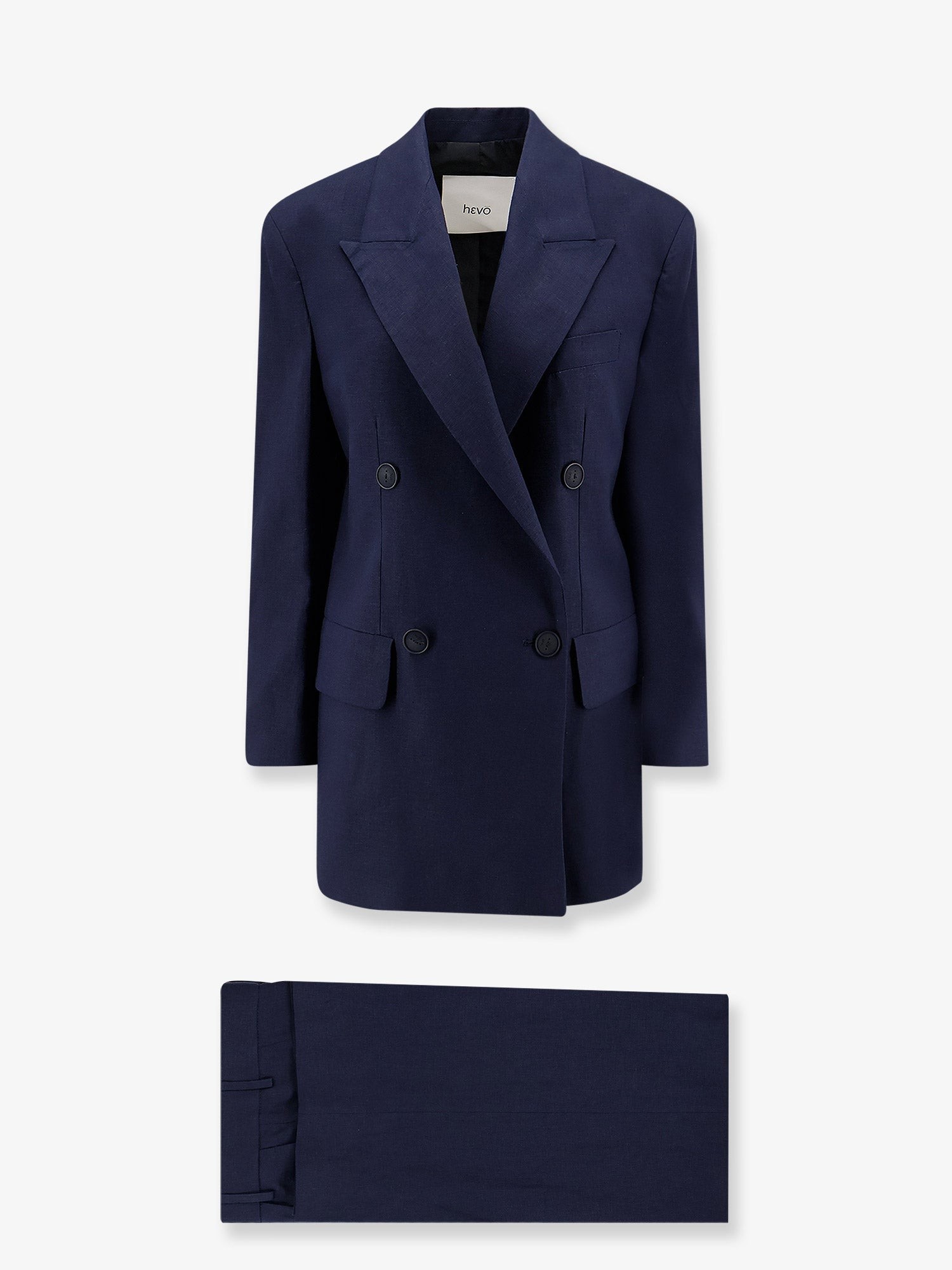 Rocchetta linen and viscose suit