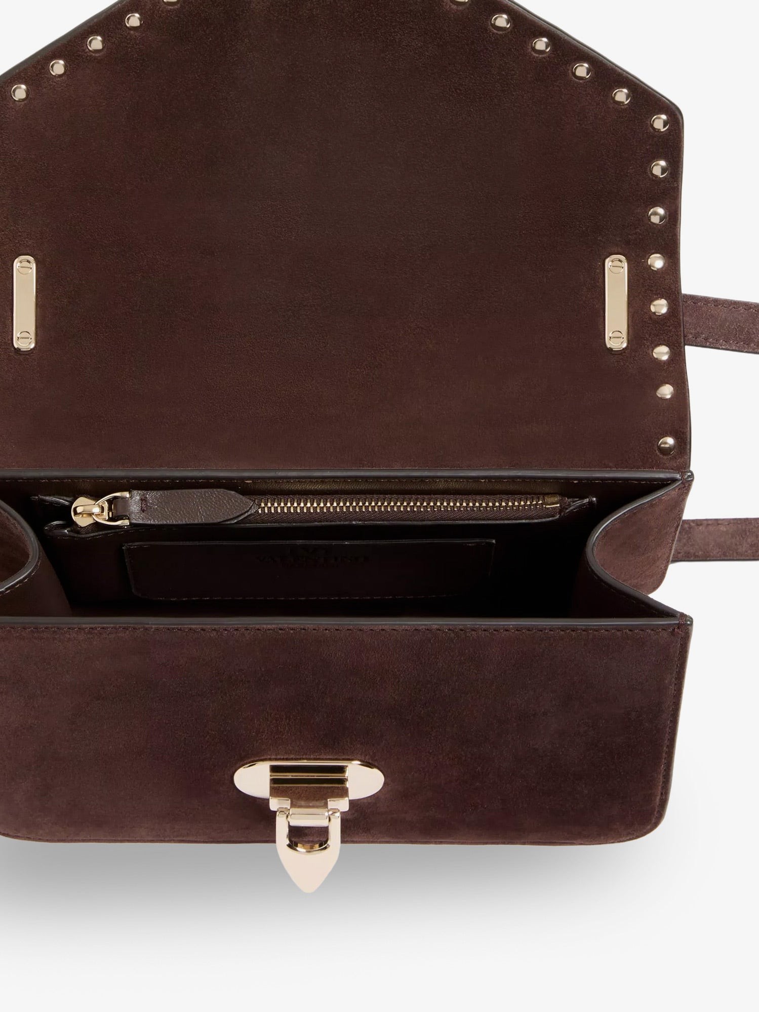Rockstud suede crossbody bag - Image 4