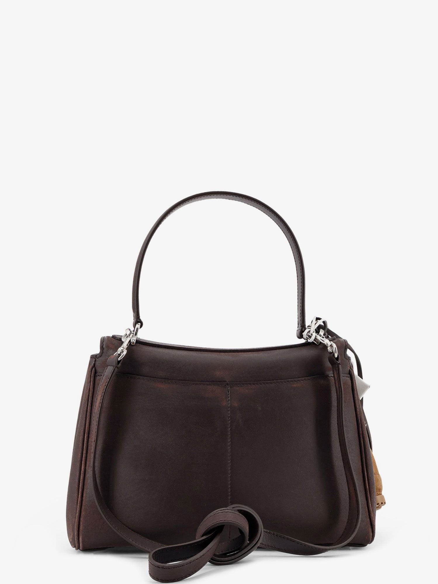 Rodeo S leather crossbody bag with vintage motif - Image 2