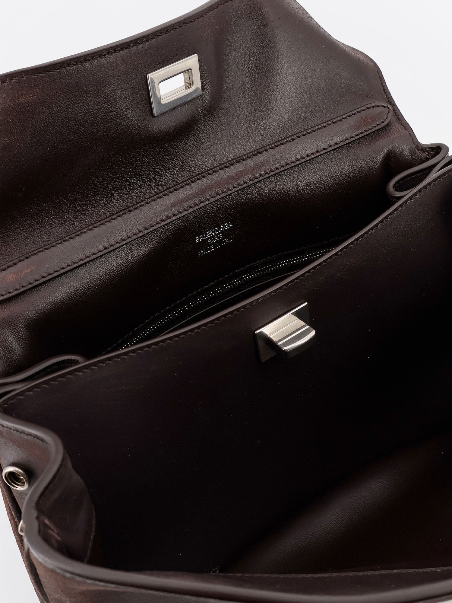 Rodeo S leather crossbody bag with vintage motif - Image 4