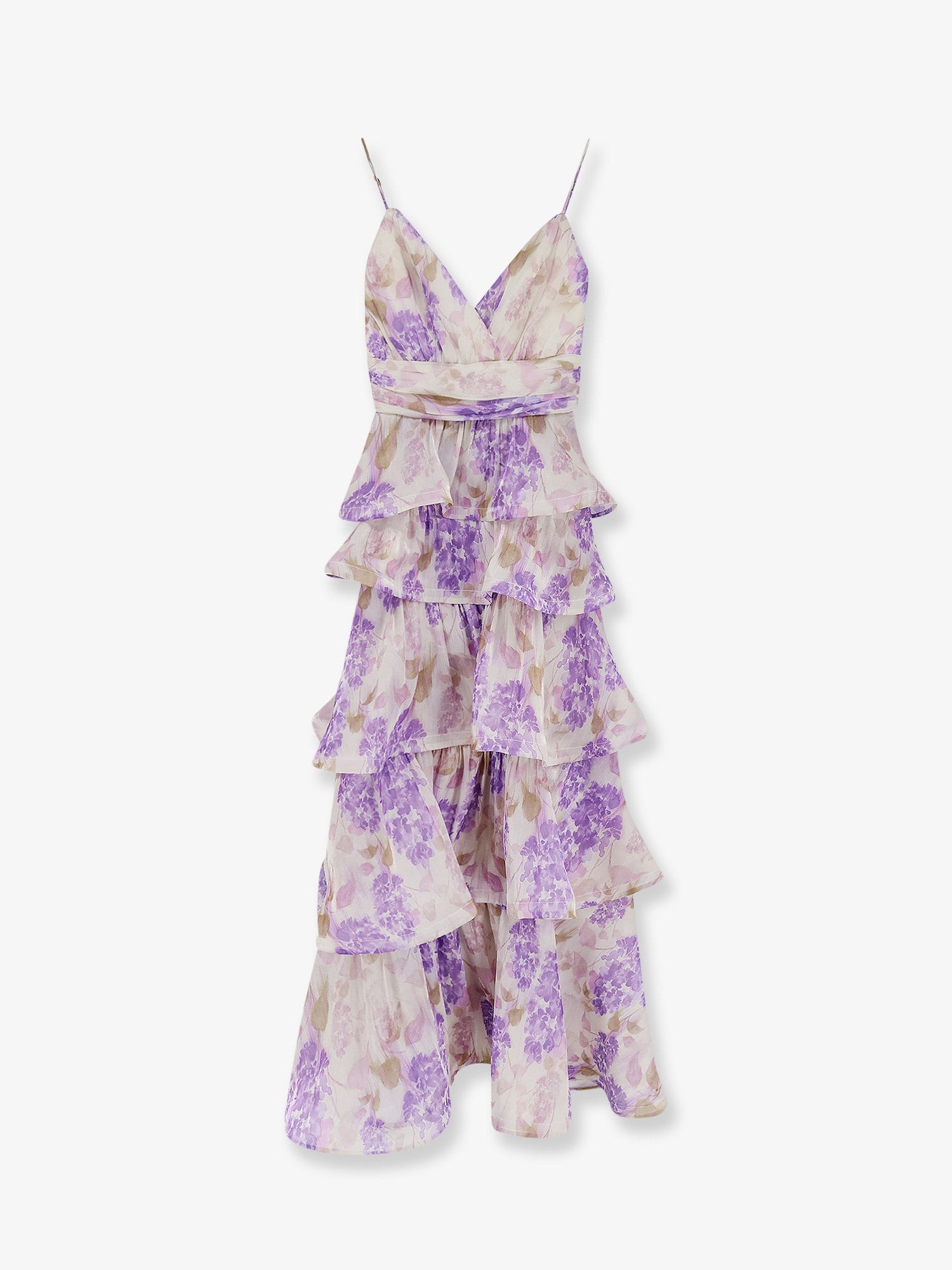 Ruffled long dress