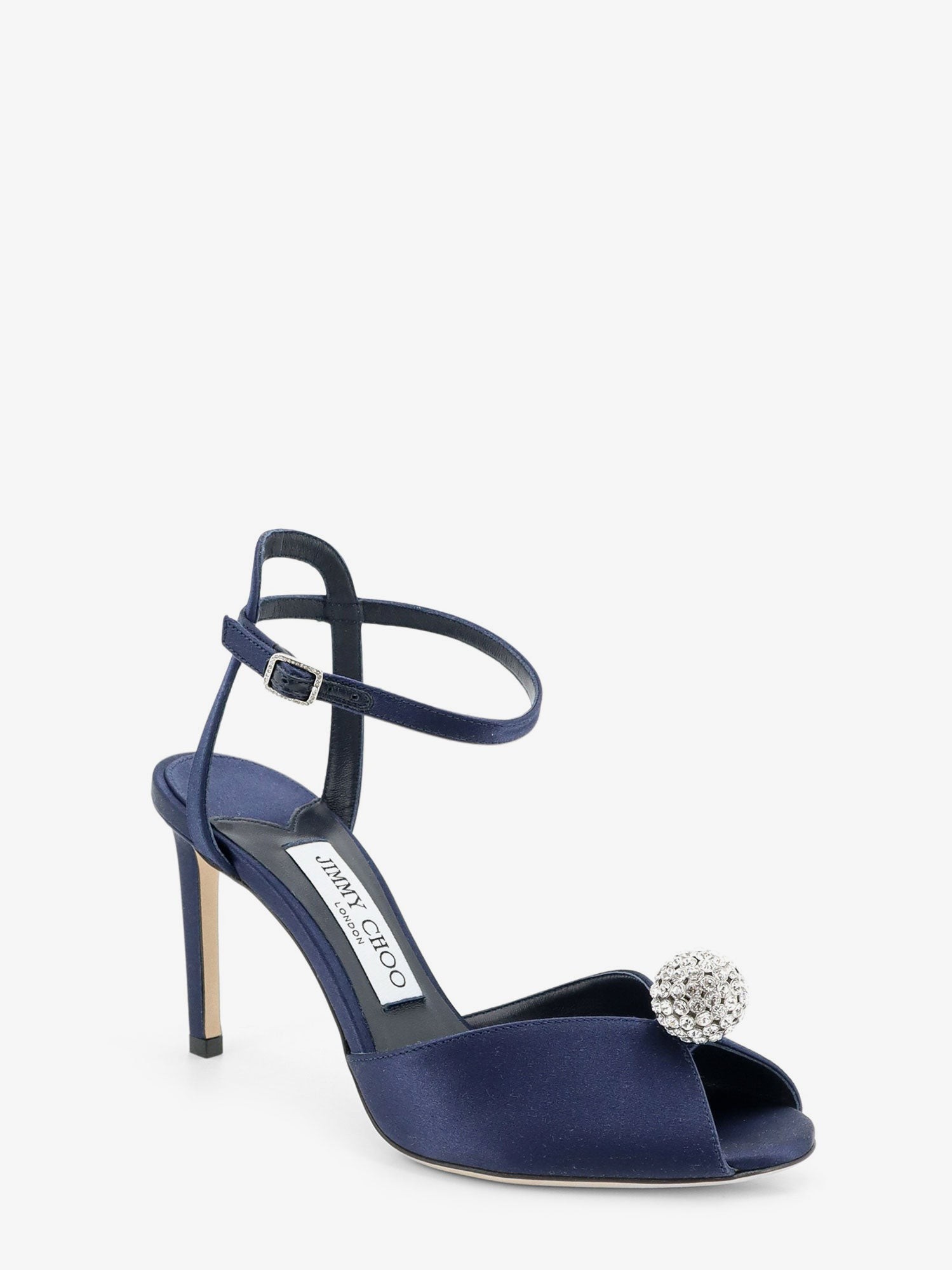 Sacora satin sandals with crystal detail - Image 2