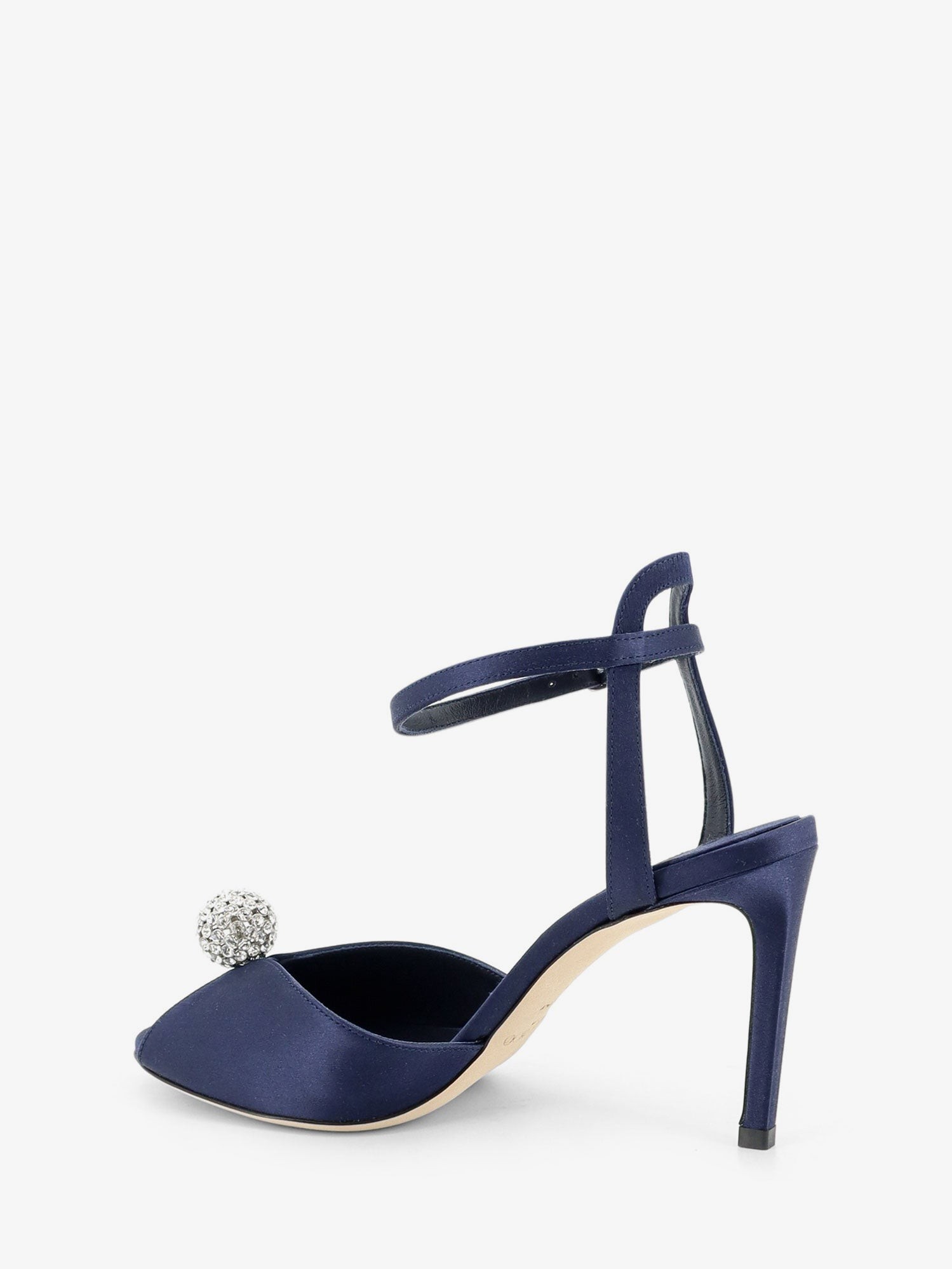 Sacora satin sandals with crystal detail - Image 3