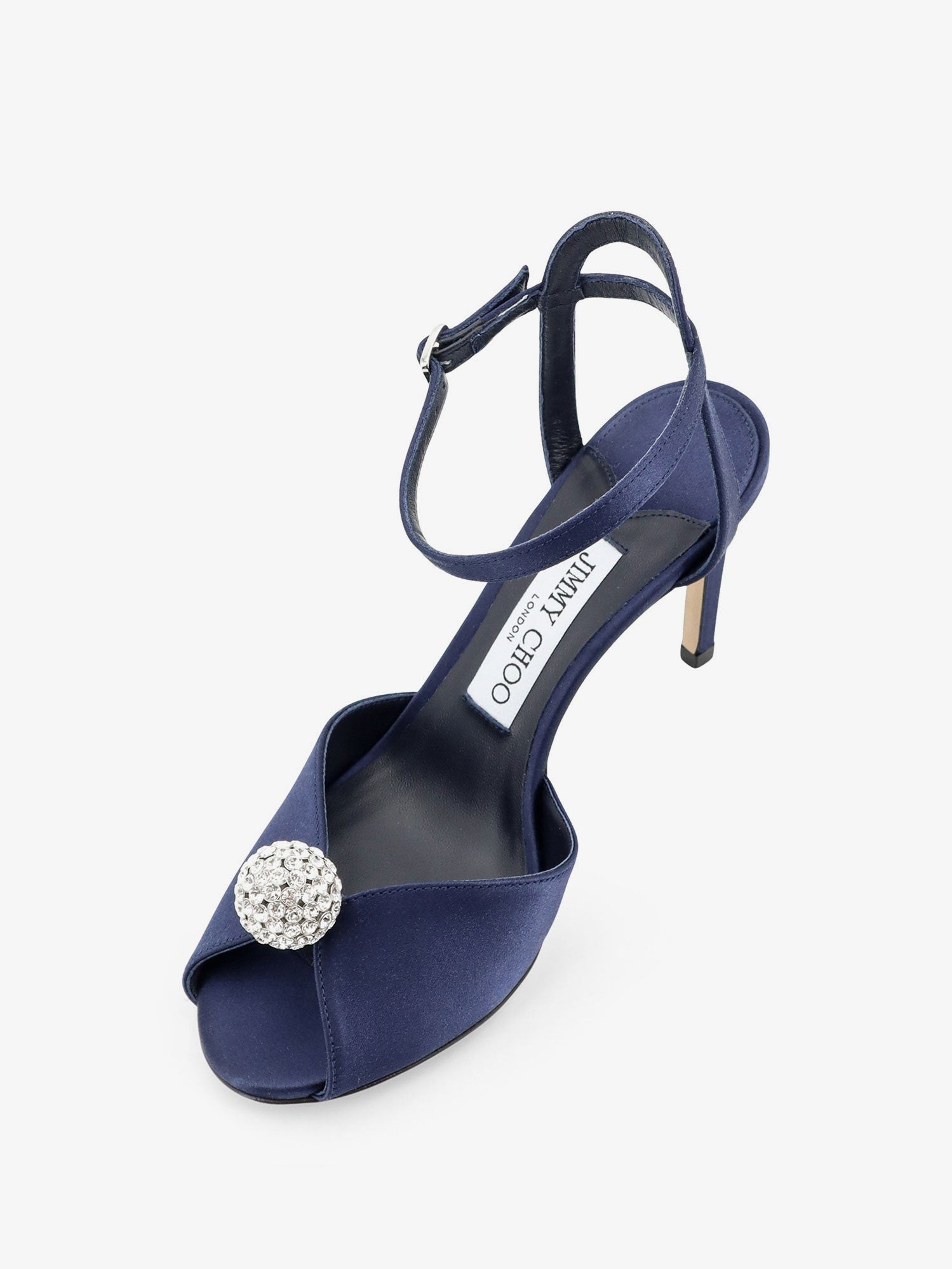 Sacora satin sandals with crystal detail - Image 4
