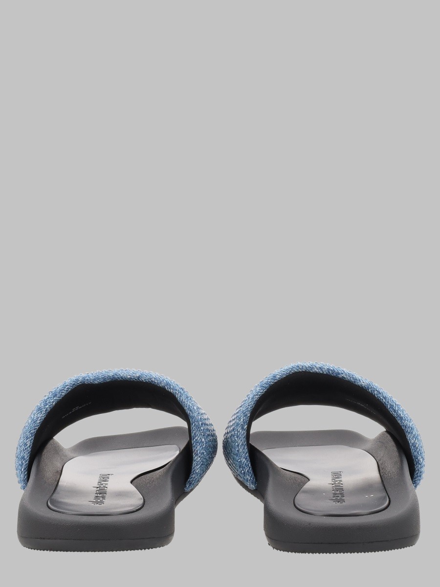 SANDALO SLIDE IN DENIM - Image 2