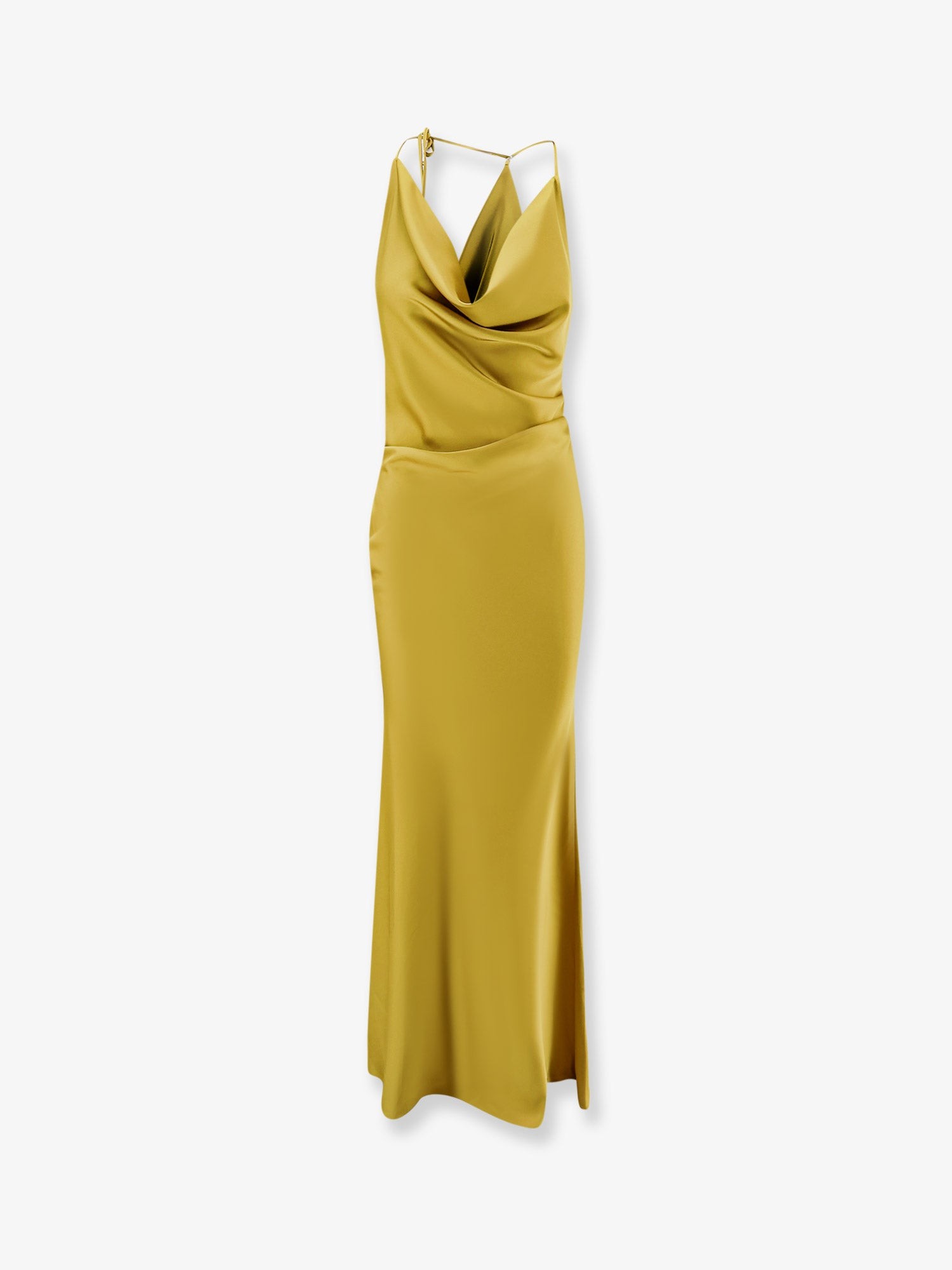 Satin long dress