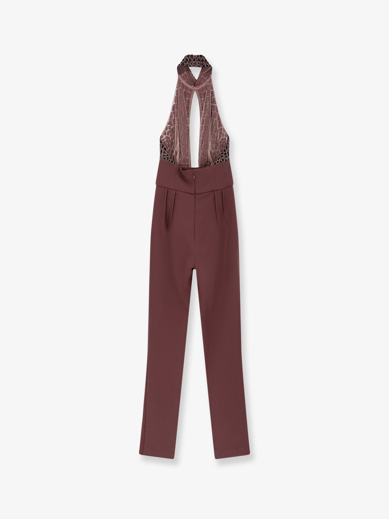 Satin suit with sewuins on the top - Image 2