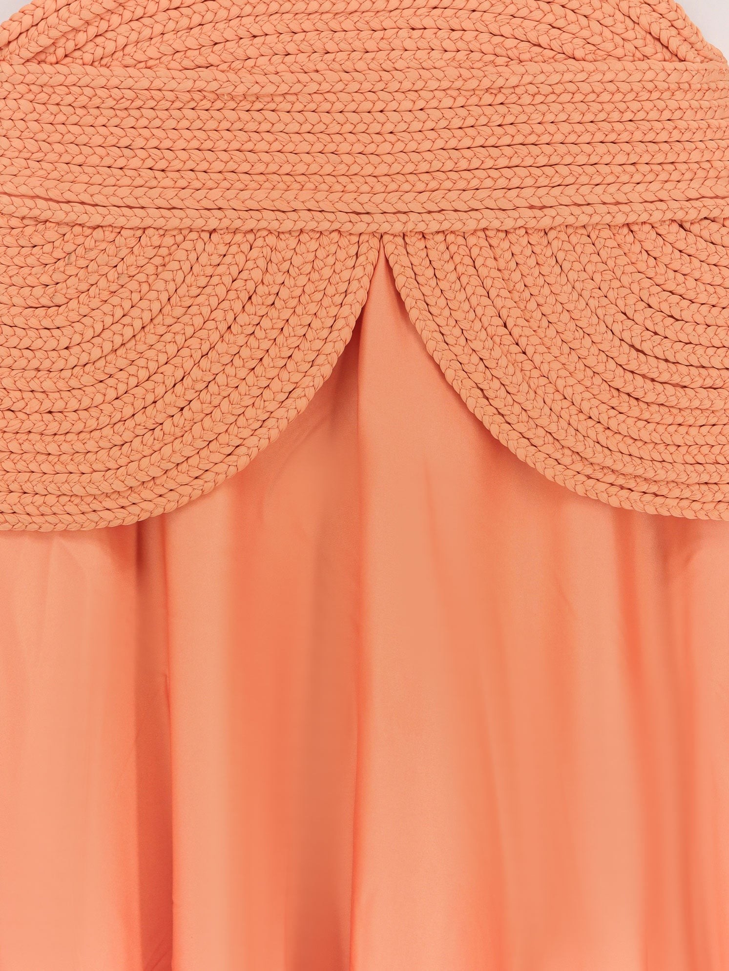 Sunset Satin dress with braided corset - Image 4
