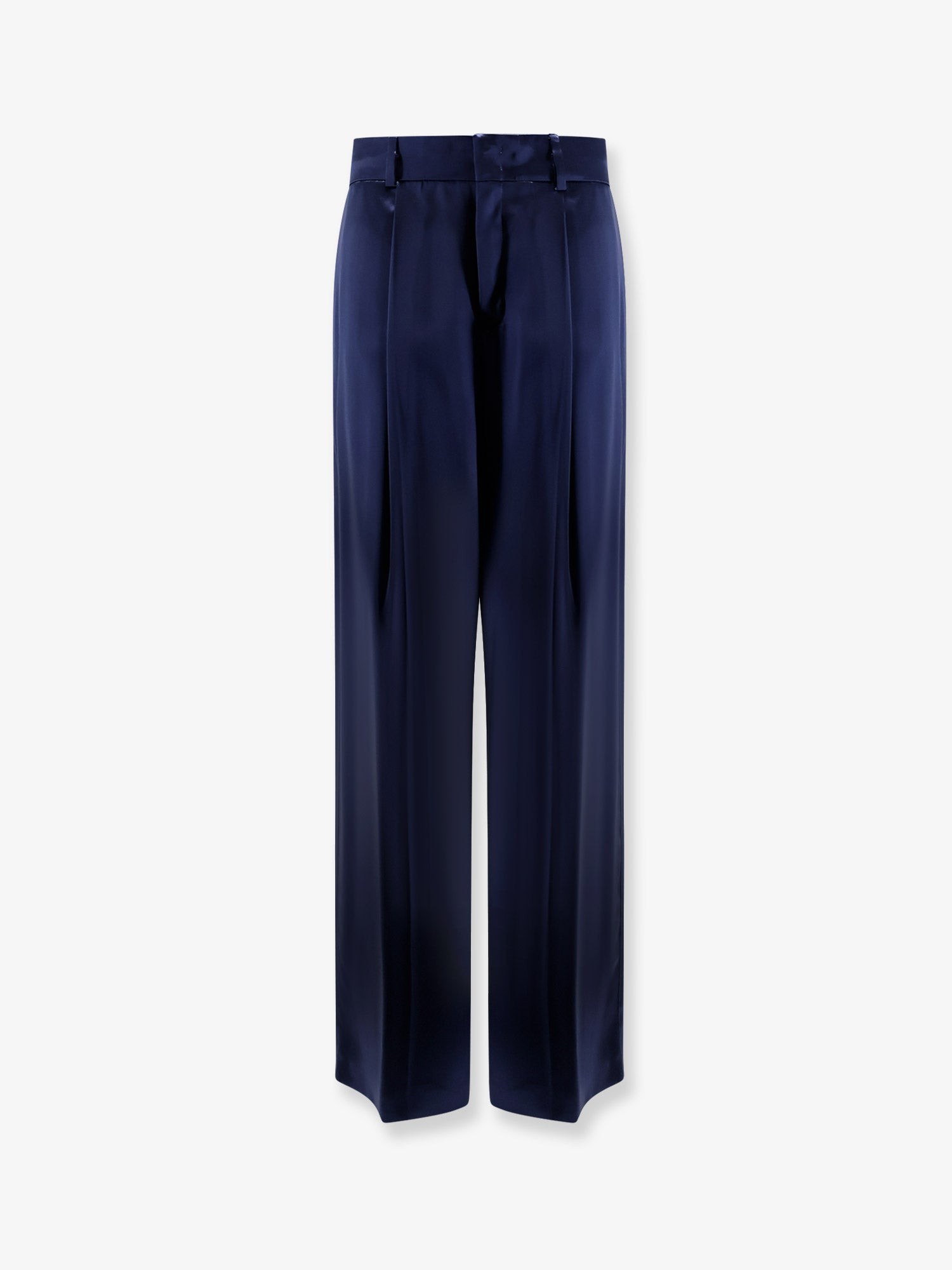 Satin trousers with pinces