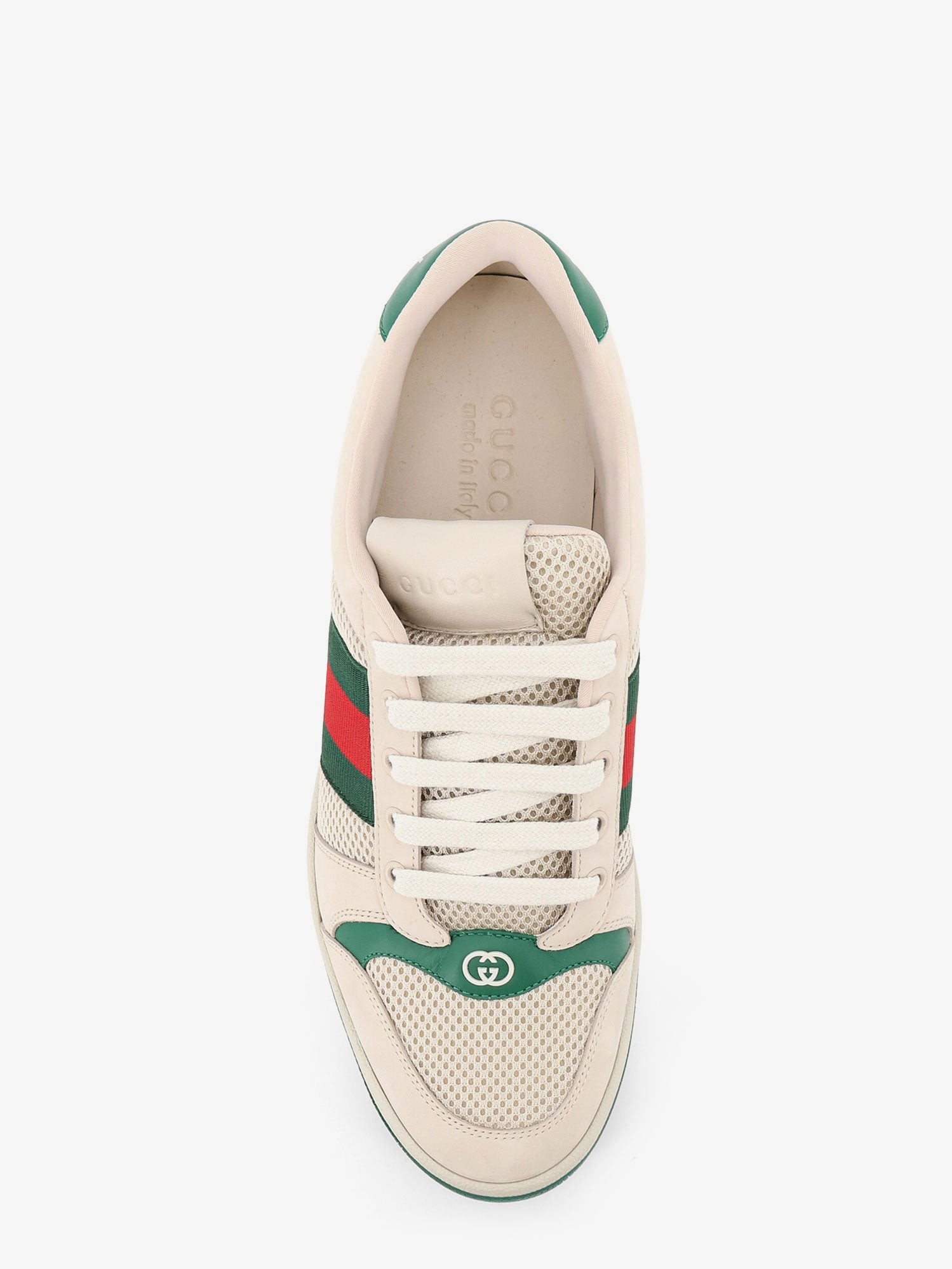 Screener mesh and leather sneakers with Nastro Web on the side - Image 5