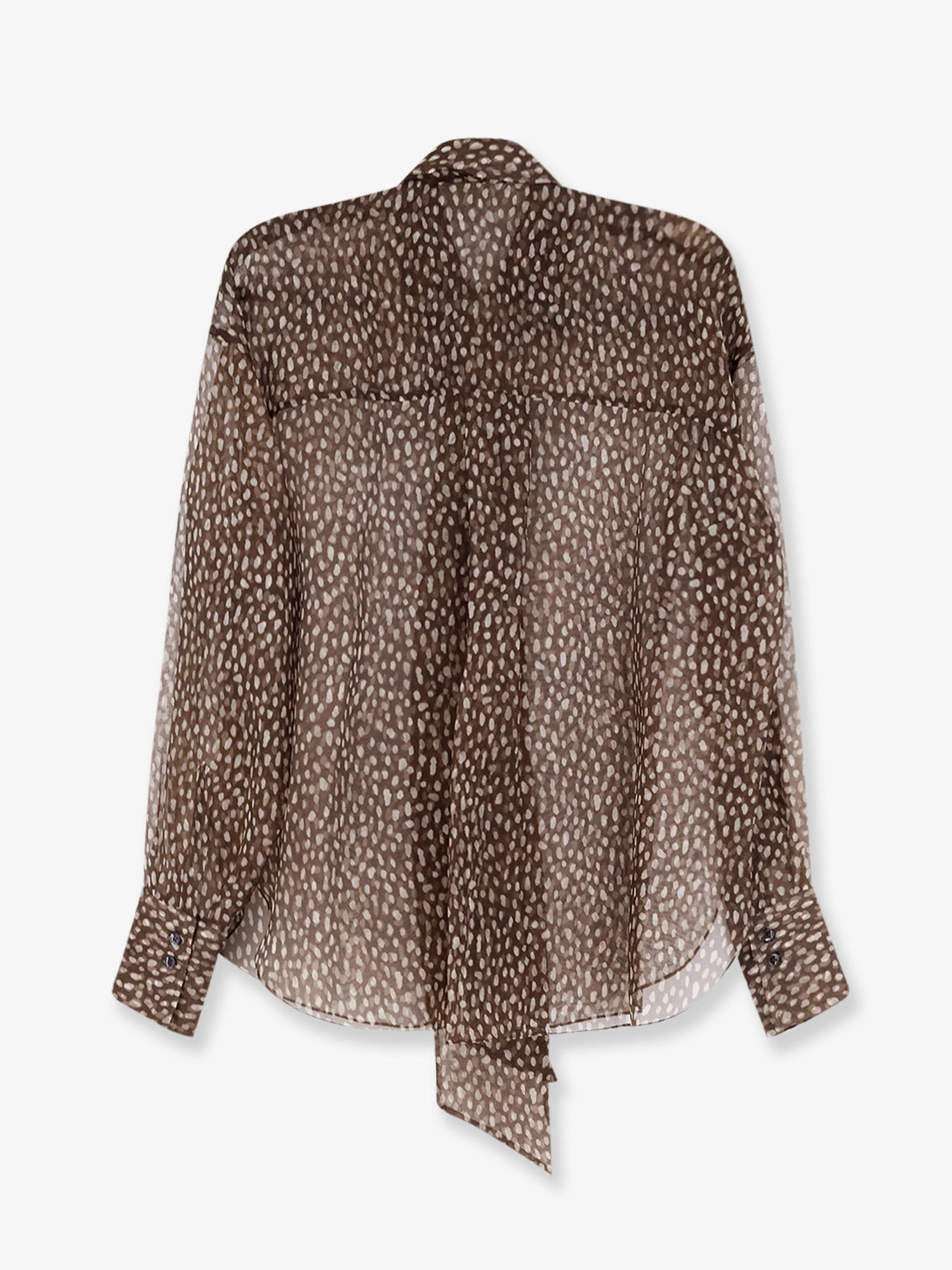 Sheer silk shirt - Image 2