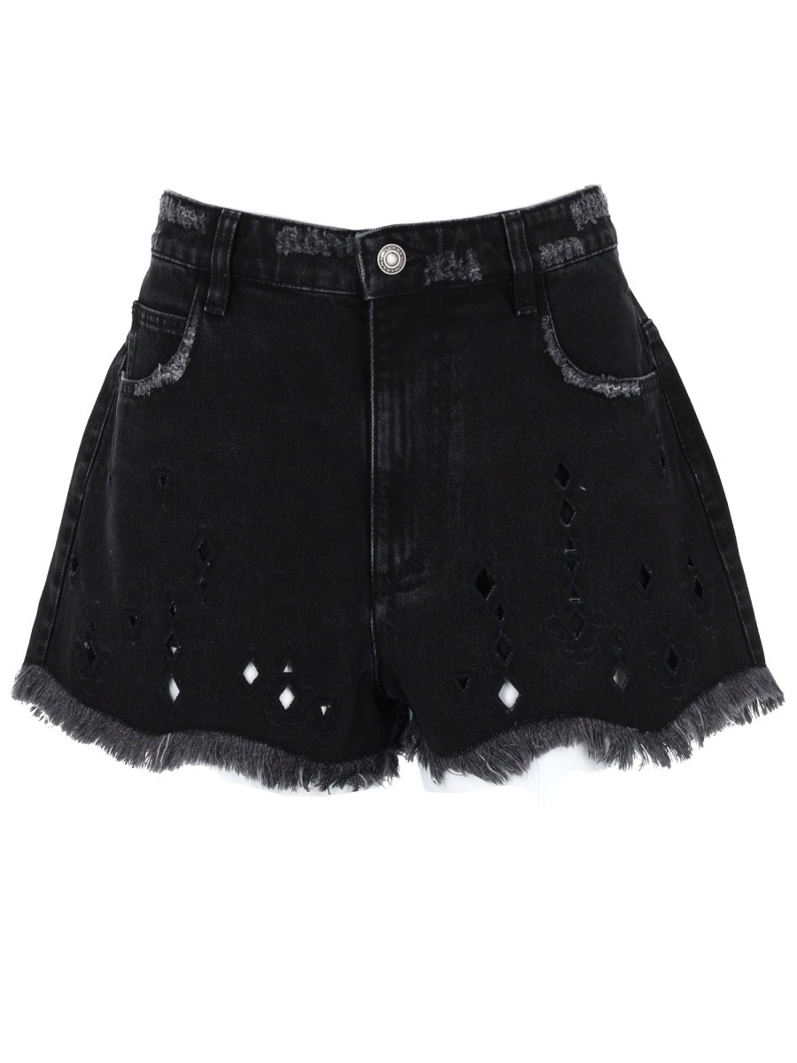 SHORTS "AECIA" CON RICAMI