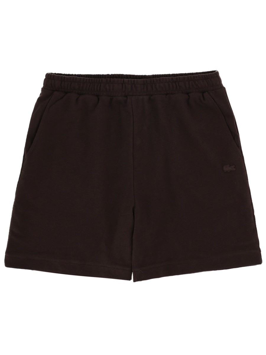 SHORTS IN COTONE CON LOGO