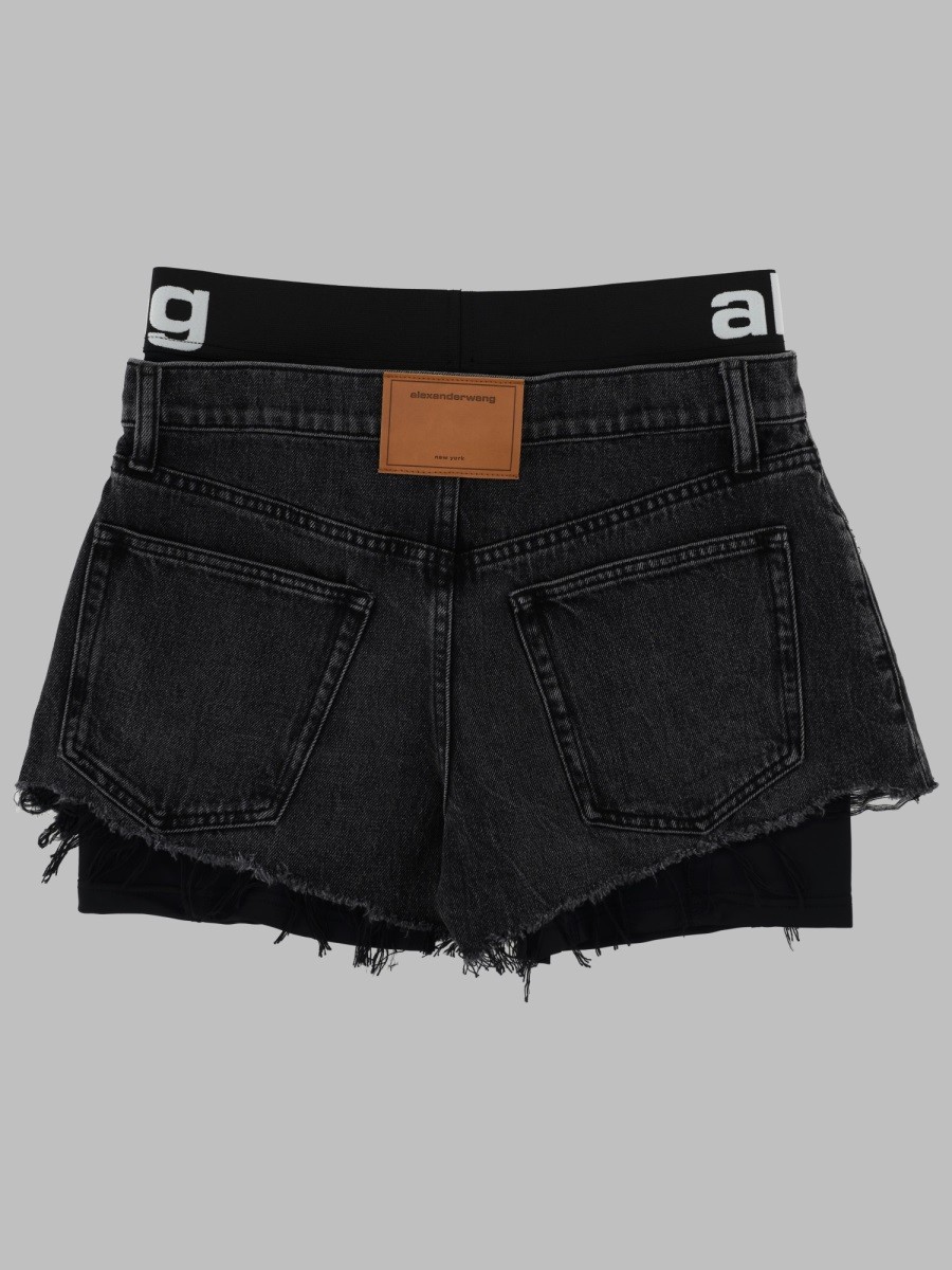 SHORTS IN DENIM CON LOGO - Image 2