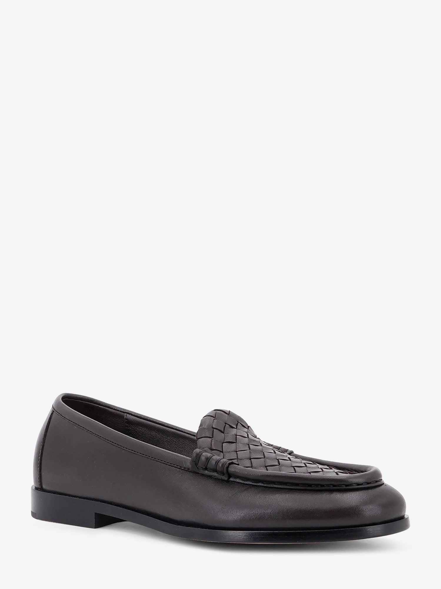 Silenzio leather loafers with Intrecciato motif - Image 2