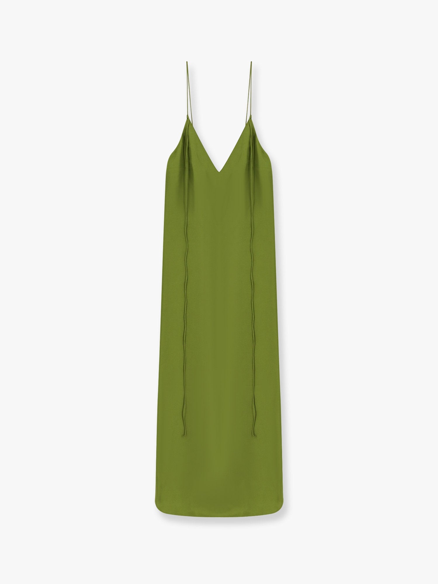Silk dress with laces